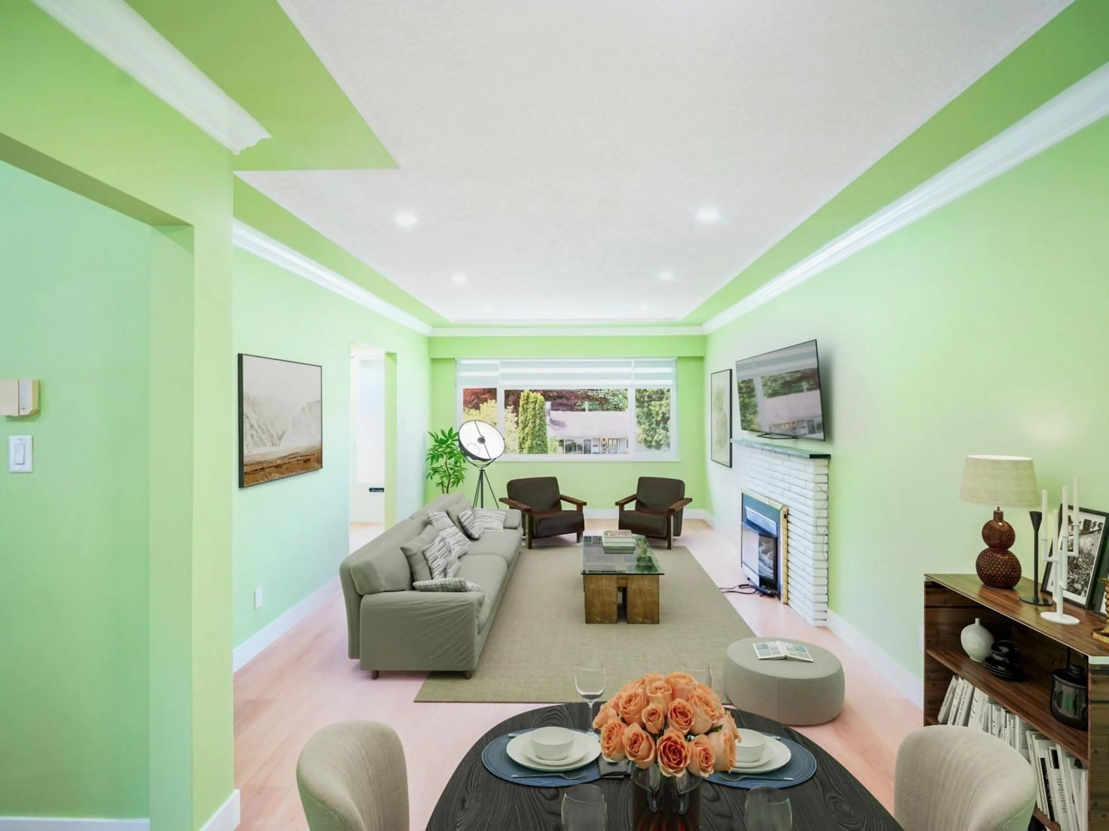 Living room with furniture, unknown for 14935 KEW DRIVE, Surrey British Columbia V3R4Y1