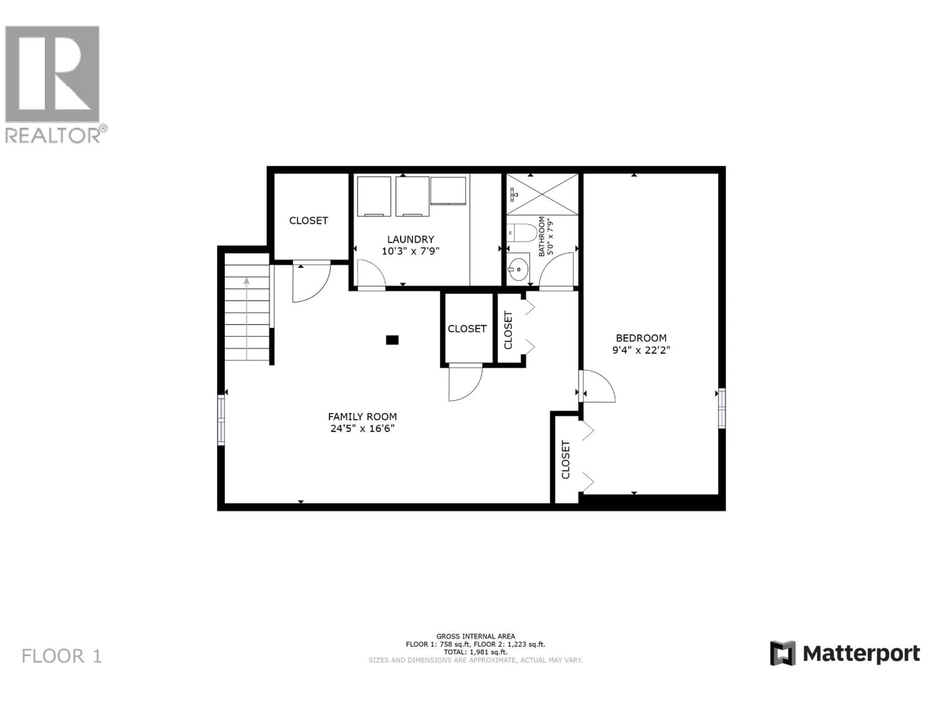 Floor plan for 8315 94 AVENUE, Fort St. John British Columbia V1J1E7