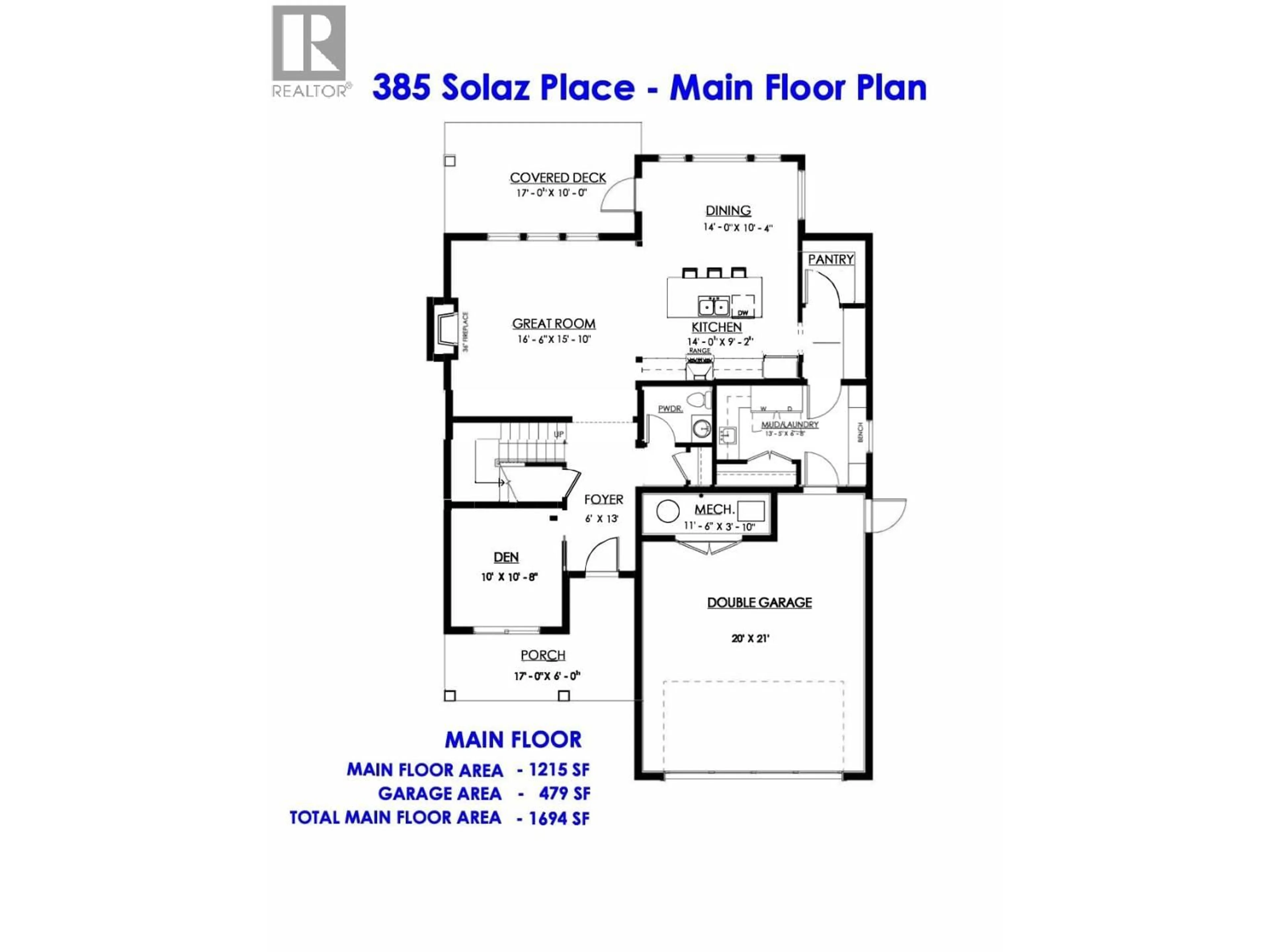 Floor plan for 385 SOLAZ PLACE, Gibsons British Columbia V0N1V5