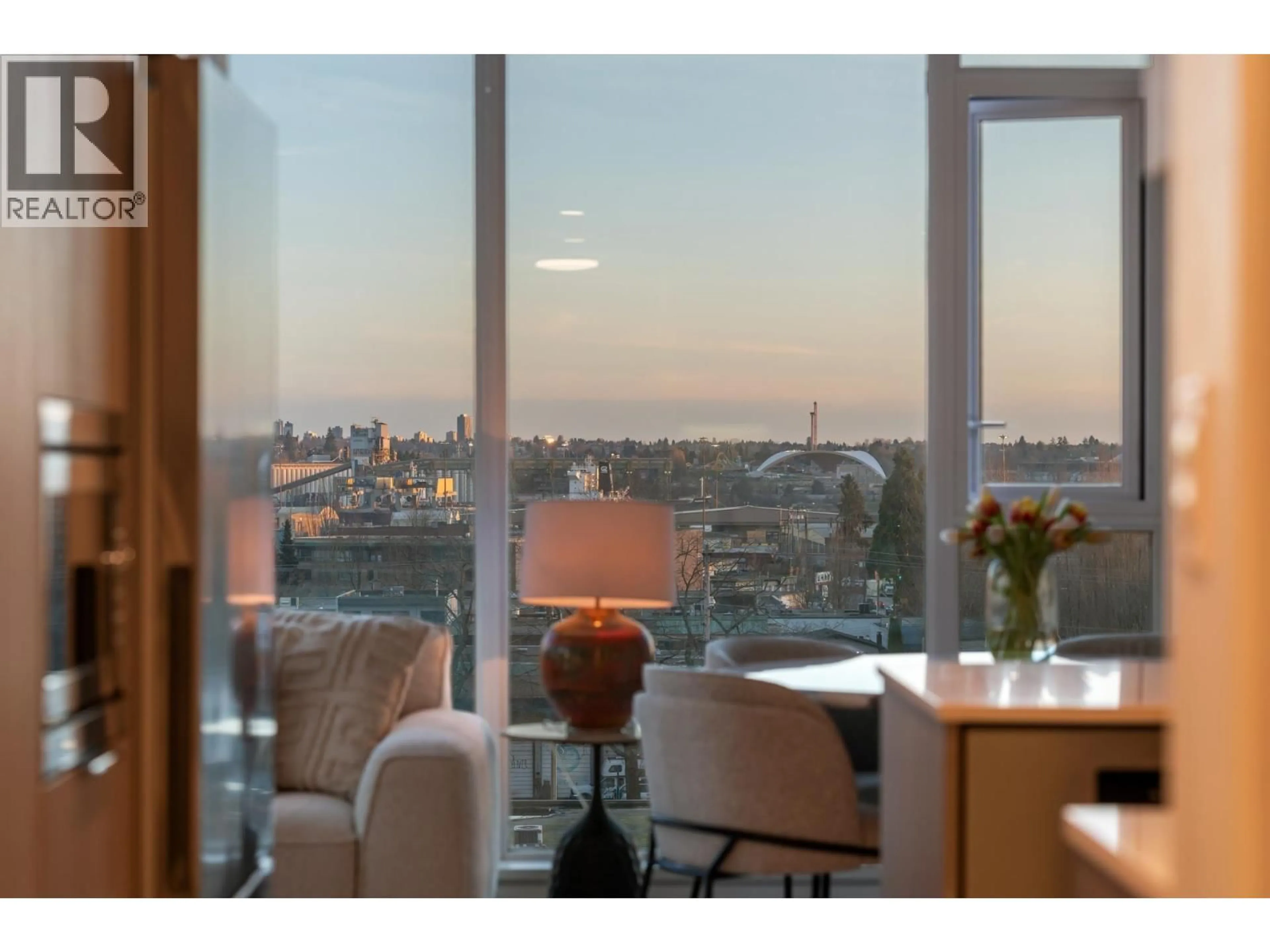 Dining room, wood/laminate floor for 603 - 1471 HUNTER STREET, North Vancouver British Columbia V7J1H3