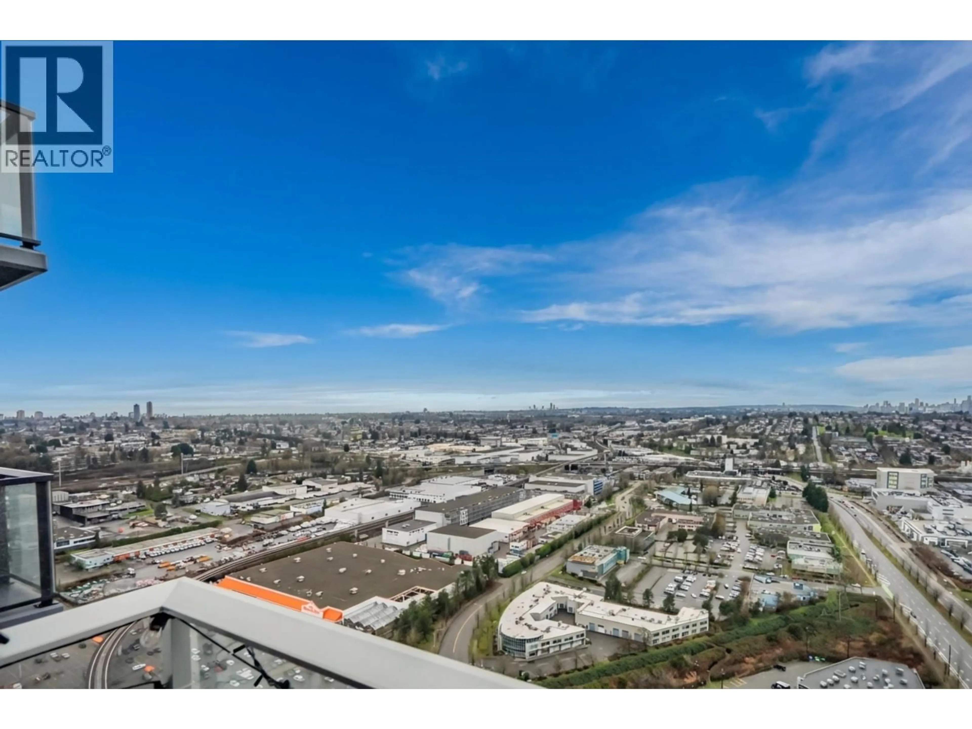 A pic from outside/outdoor area/front of a property/back of a property/a pic from drone, city buildings view from balcony for 3508 - 2186 GILMORE AVENUE, Burnaby British Columbia V5C0N7