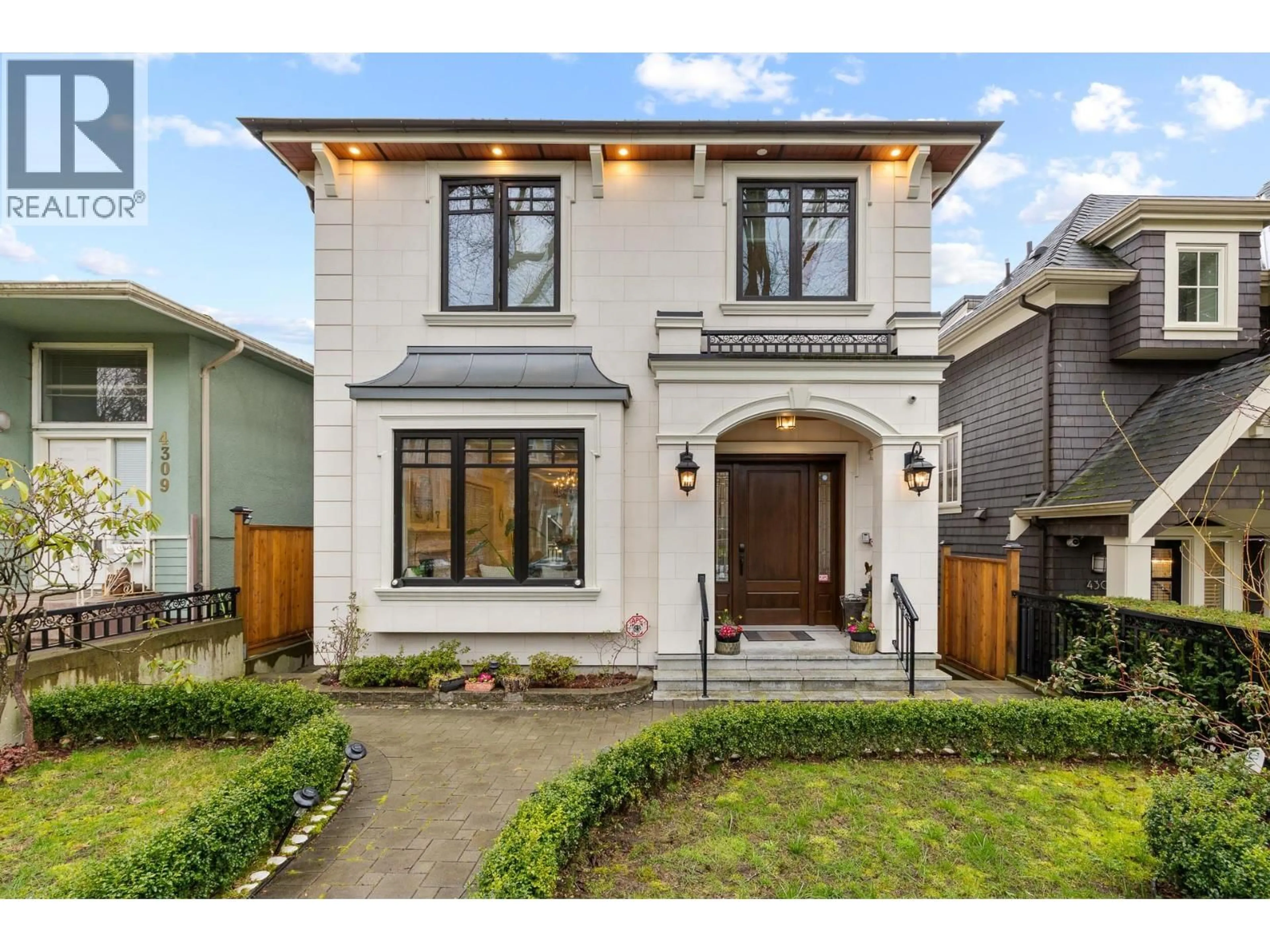 Home with brick exterior material, street for 4307 13TH AVENUE, Vancouver British Columbia V6R2V1