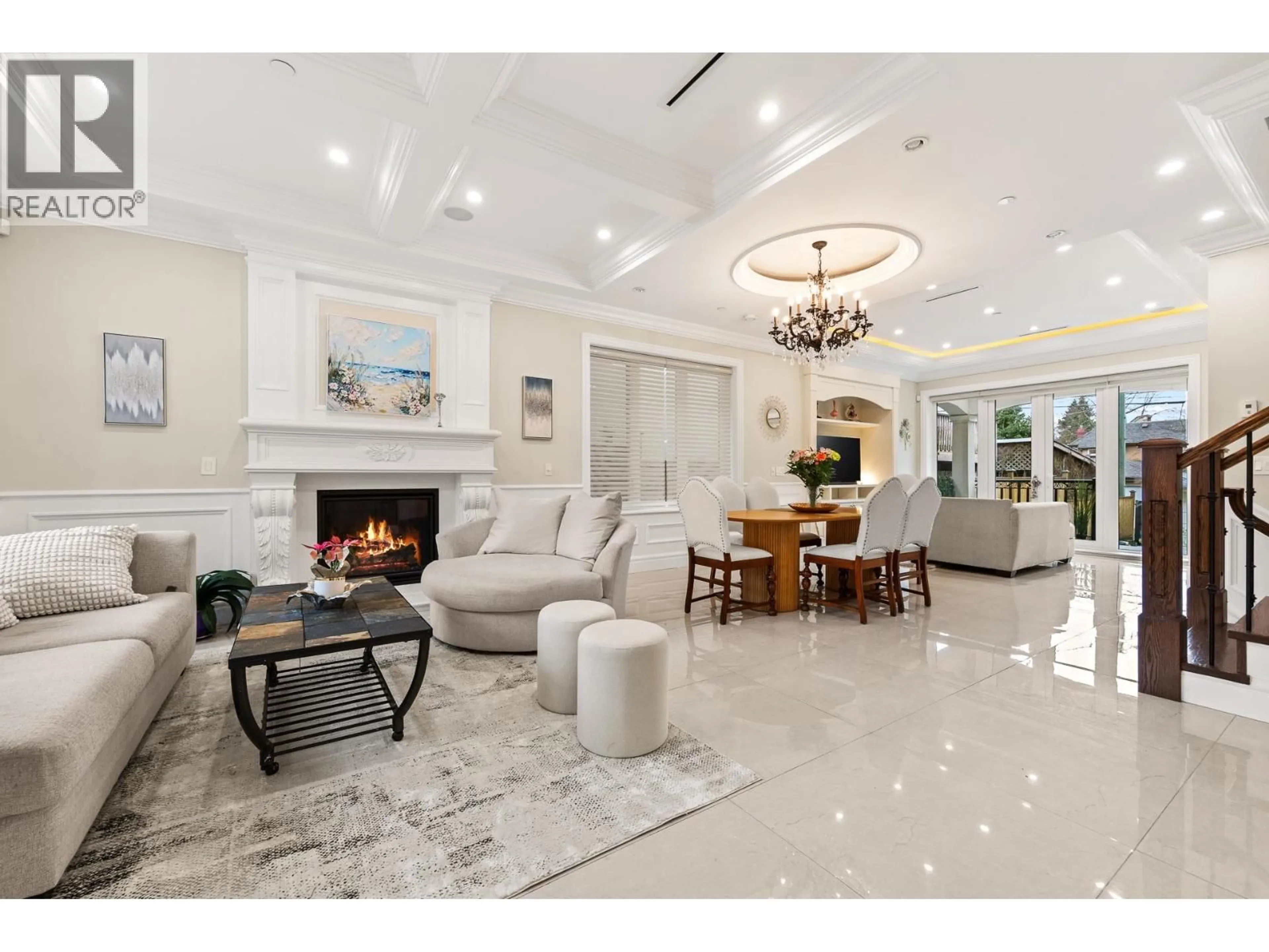 Living room with furniture, ceramic/tile floor for 4307 13TH AVENUE, Vancouver British Columbia V6R2V1