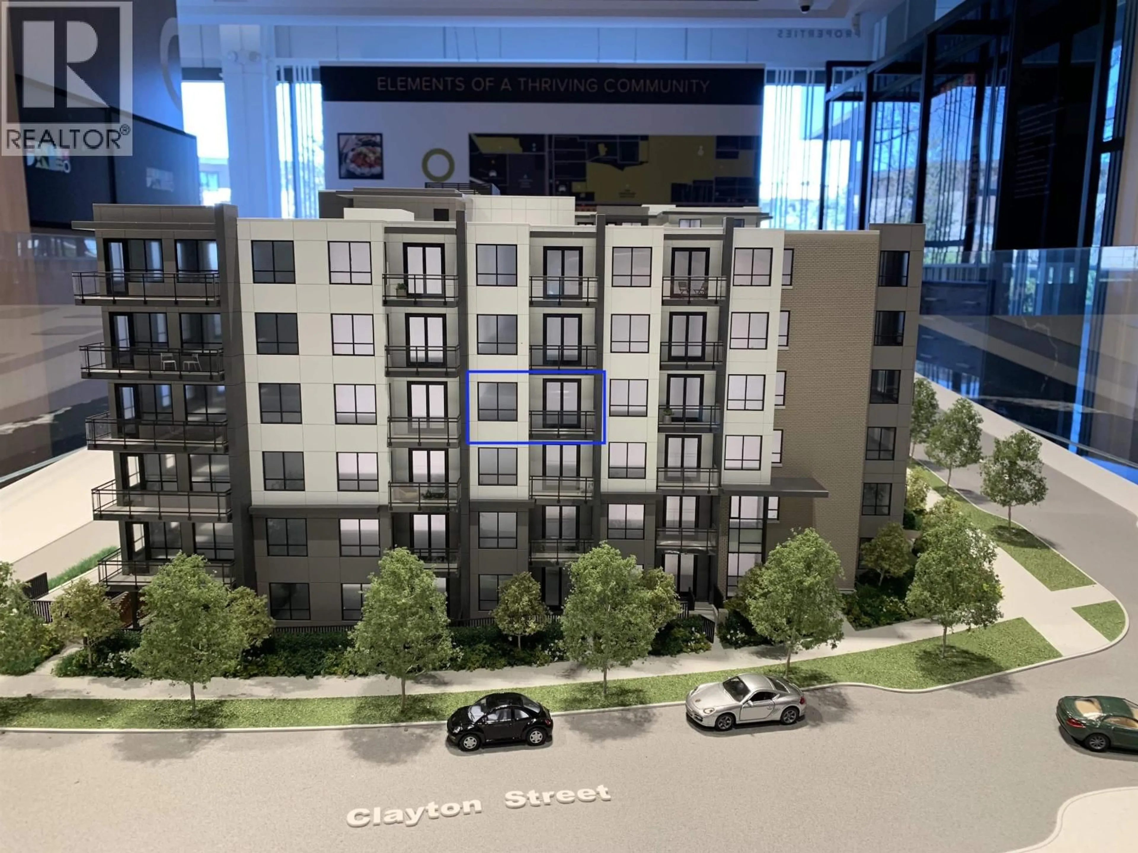 A pic from outside/outdoor area/front of a property/back of a property/a pic from drone, unknown for 414 - 599 DANSEY AVENUE, Coquitlam British Columbia V3J5S4