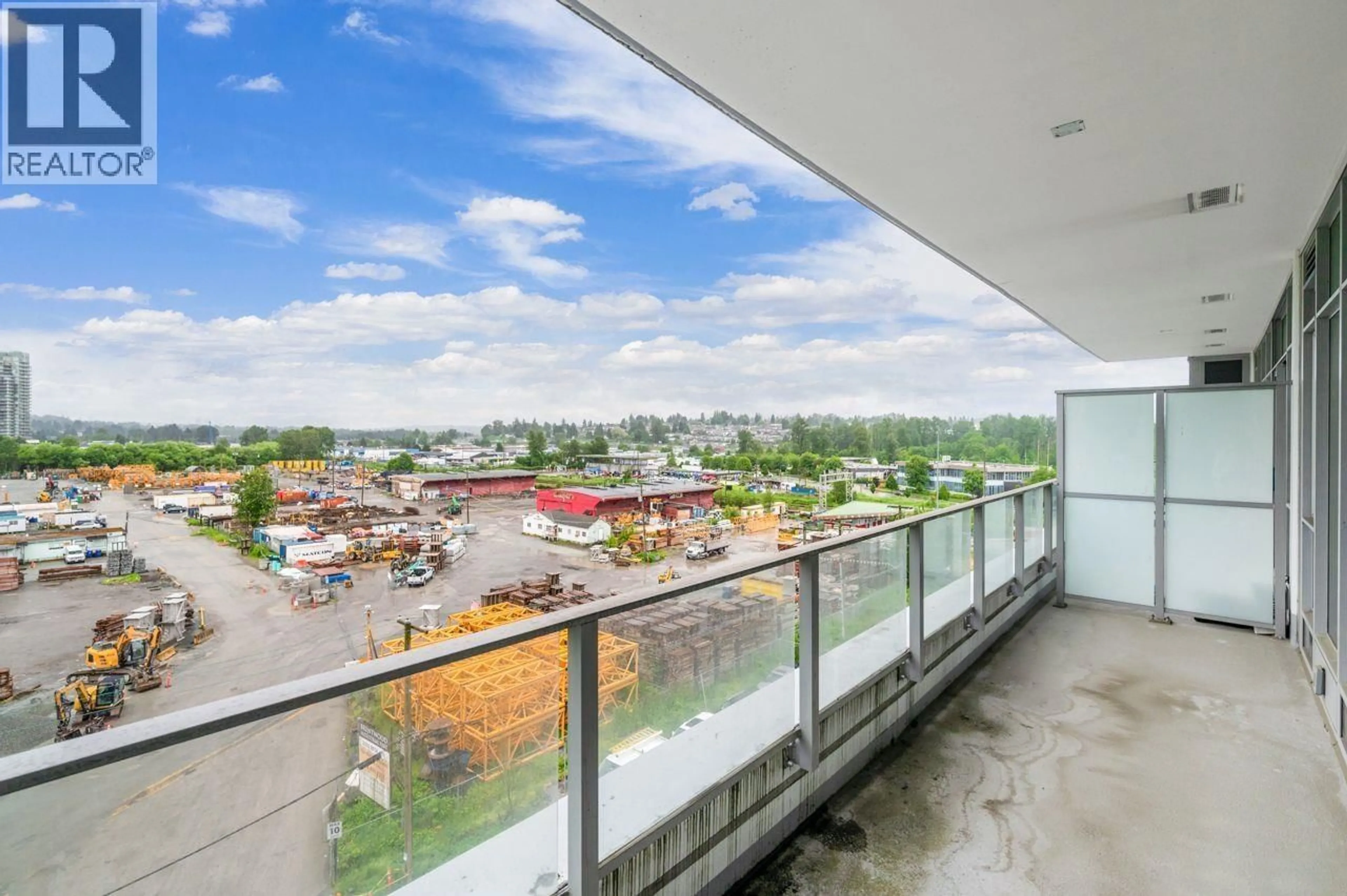 Balcony in the apartment, city buildings view from balcony for 603 - 2351 BETA AVENUE, Burnaby British Columbia V5C0M2