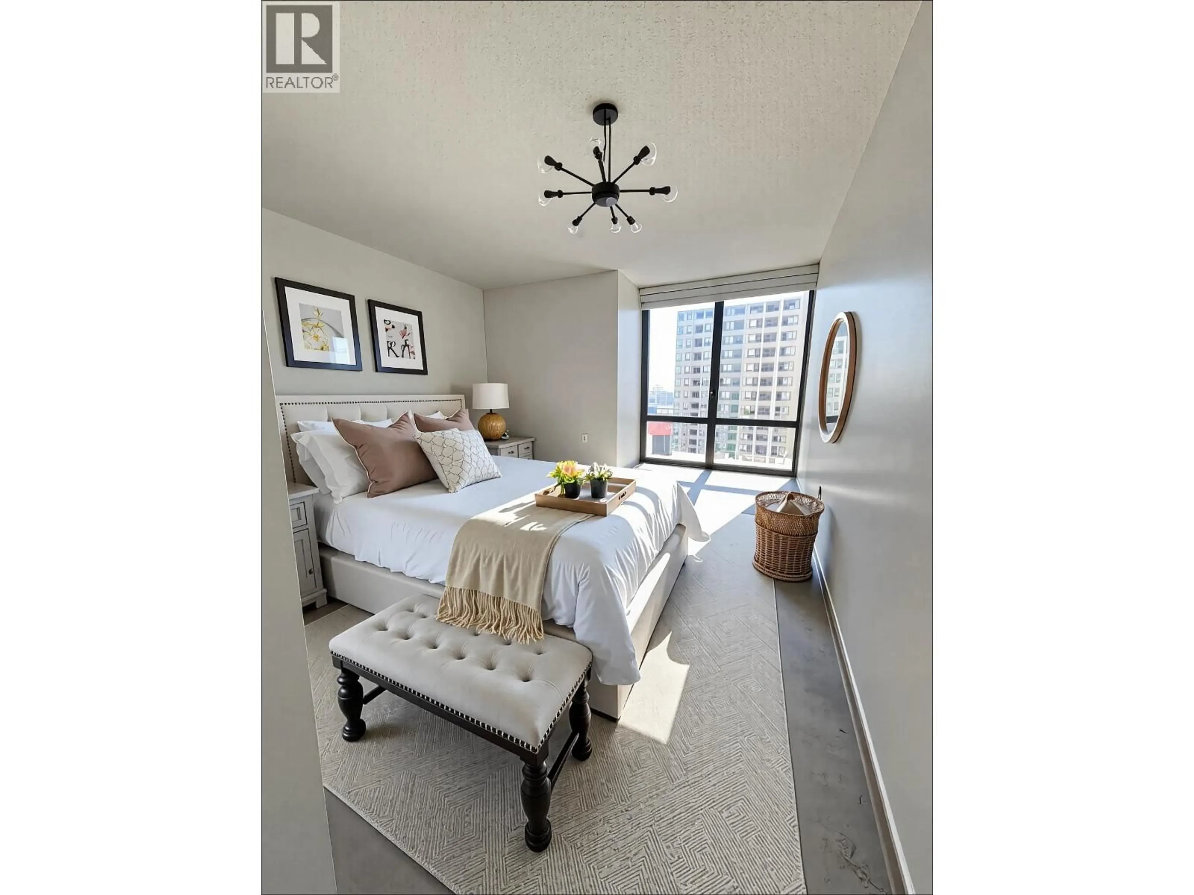 Bedroom with bed, unknown for 1803 - 867 HAMILTON STREET, Vancouver British Columbia V6B6B7