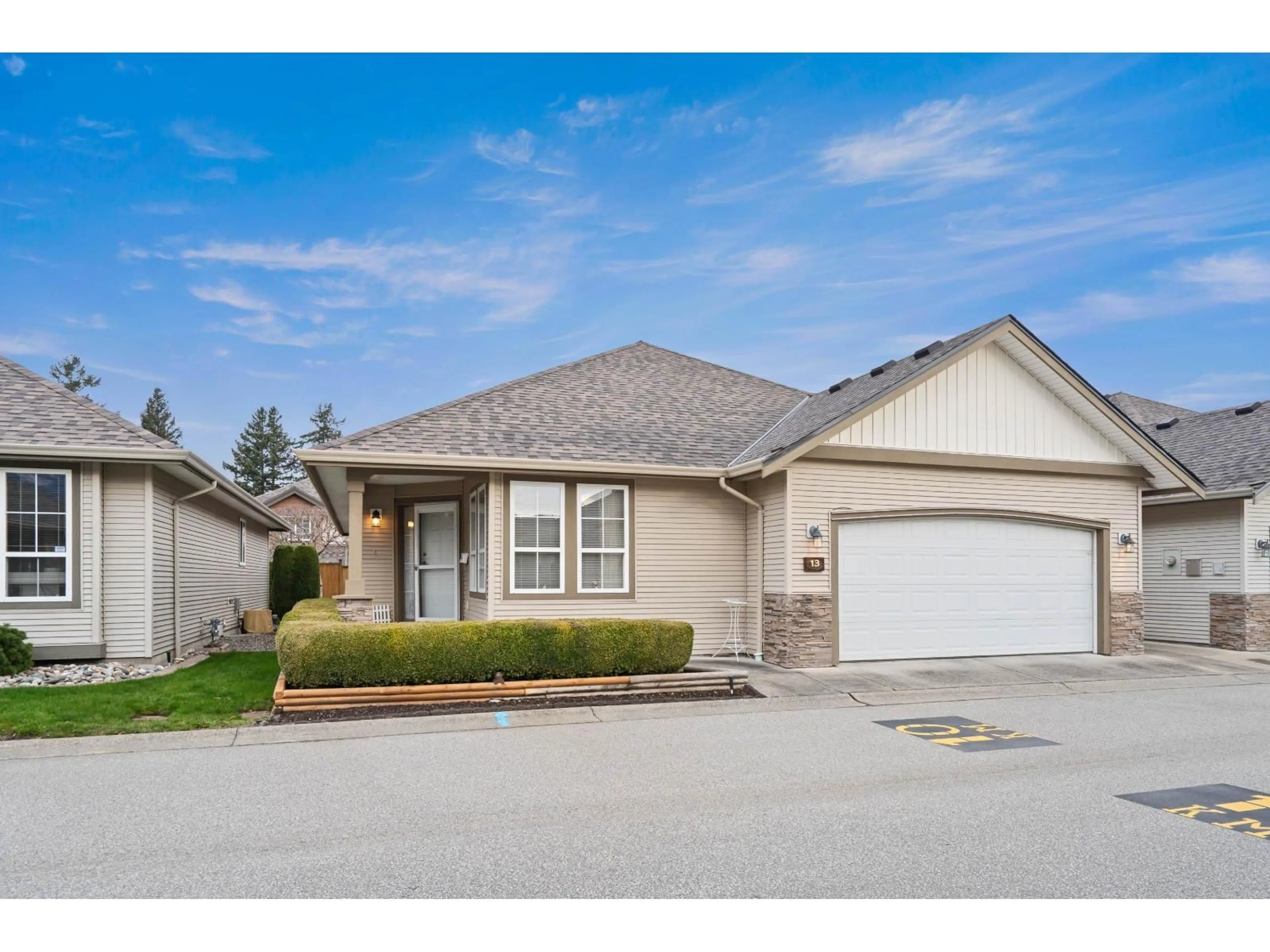 Home with brick exterior material, street for 13 - 45819 STEVENSON ROAD, Chilliwack British Columbia V2R5T4