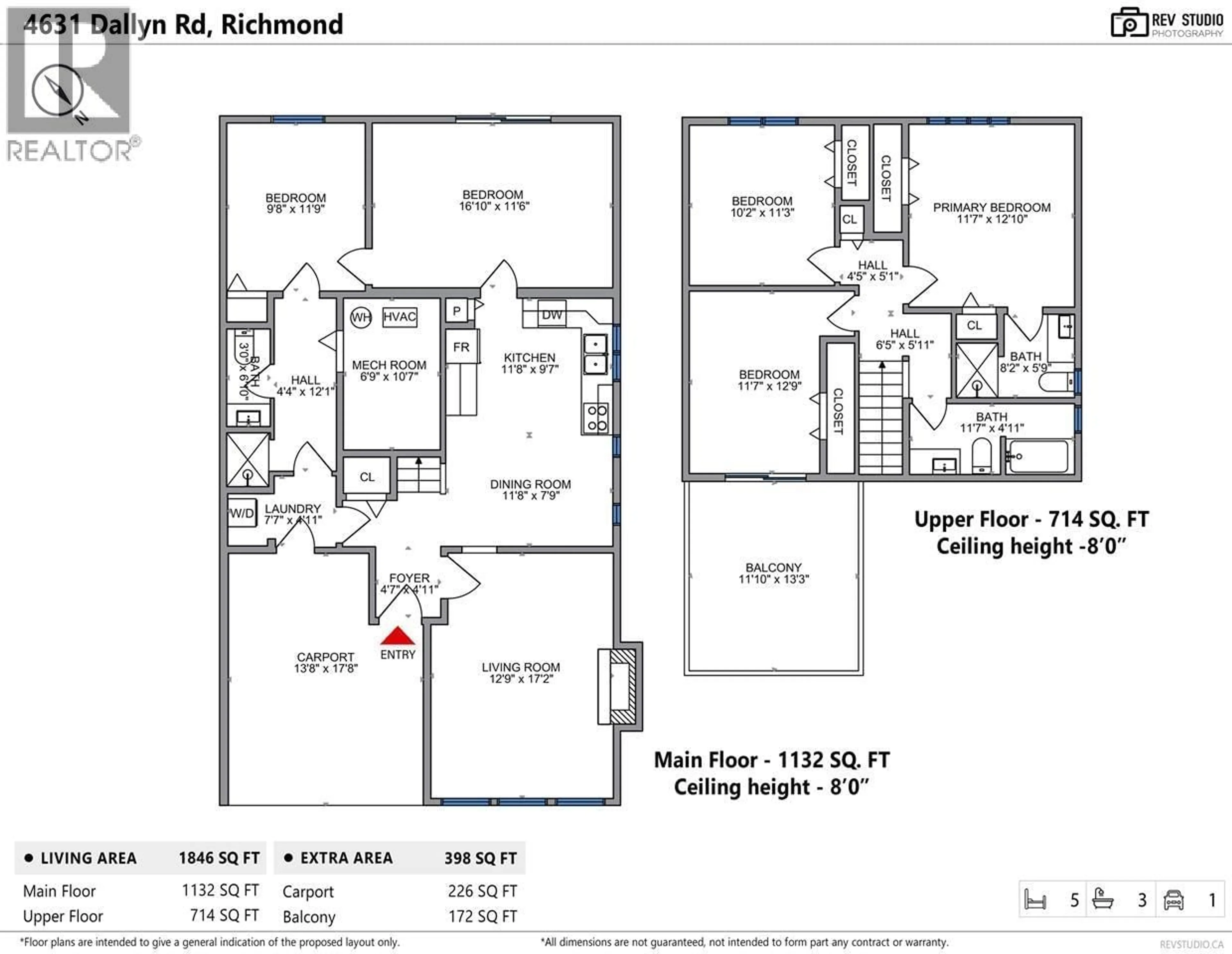 Floor plan for 4631 DALLYN ROAD, Richmond British Columbia V6X2Y3