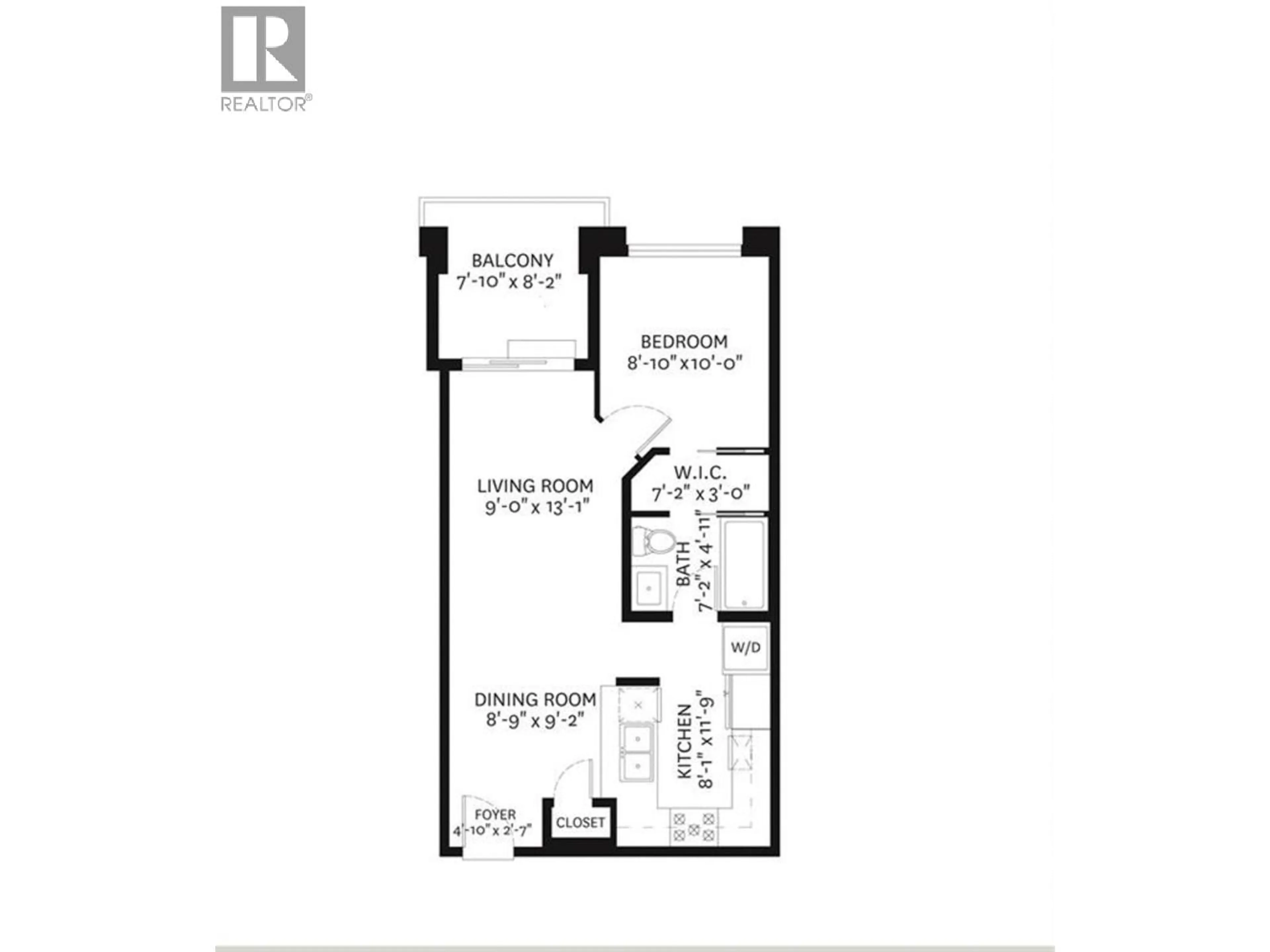 Floor plan for 202 - 2495 WILSON AVENUE, Port Coquitlam British Columbia V3C0E4