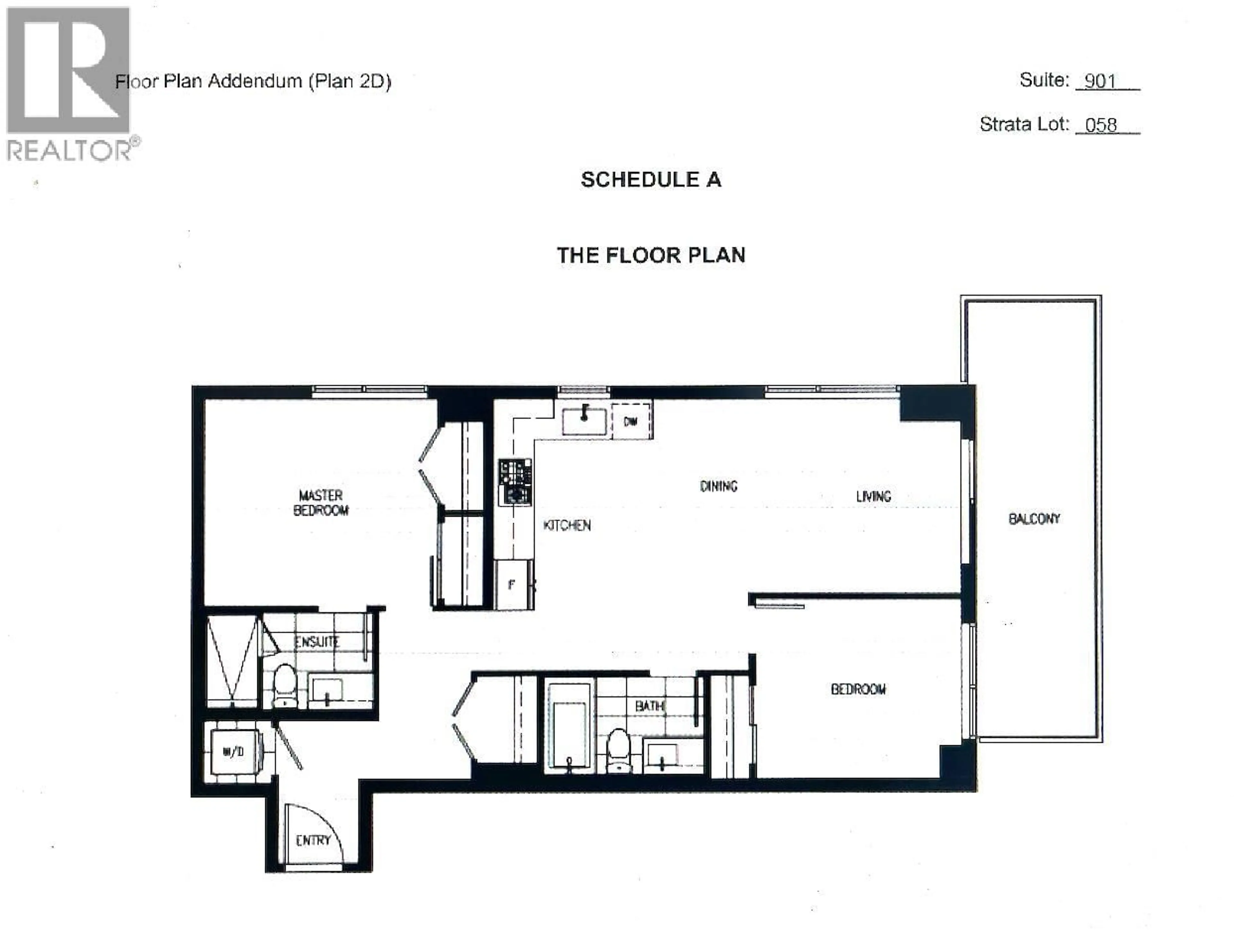 Floor plan for 901 - 4433 ALASKA STREET, Burnaby British Columbia V5C5T3