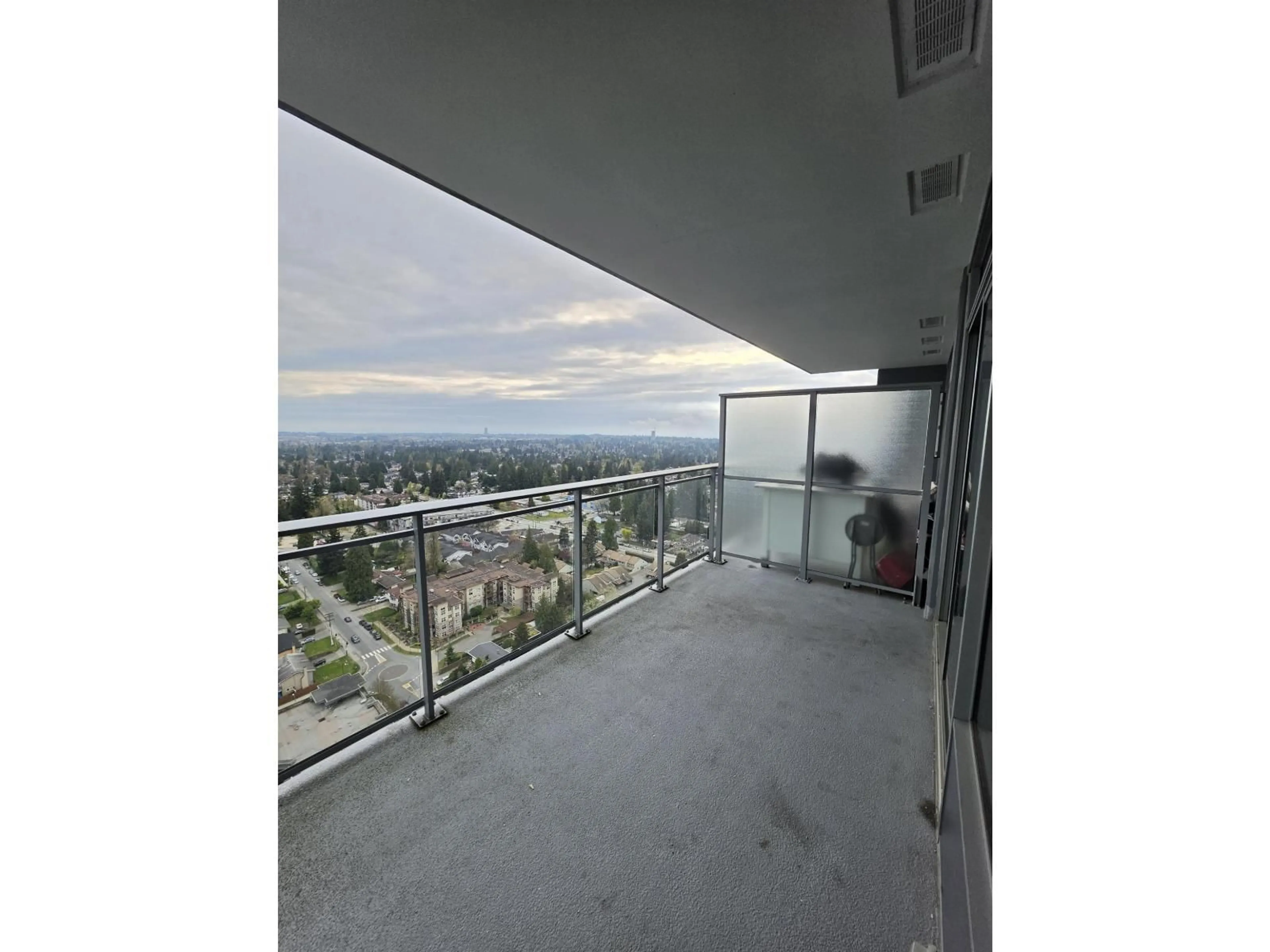 Balcony in the apartment, city buildings view from balcony for 3008 - 13308 CENTRAL AVENUE, Surrey British Columbia V3T0M4