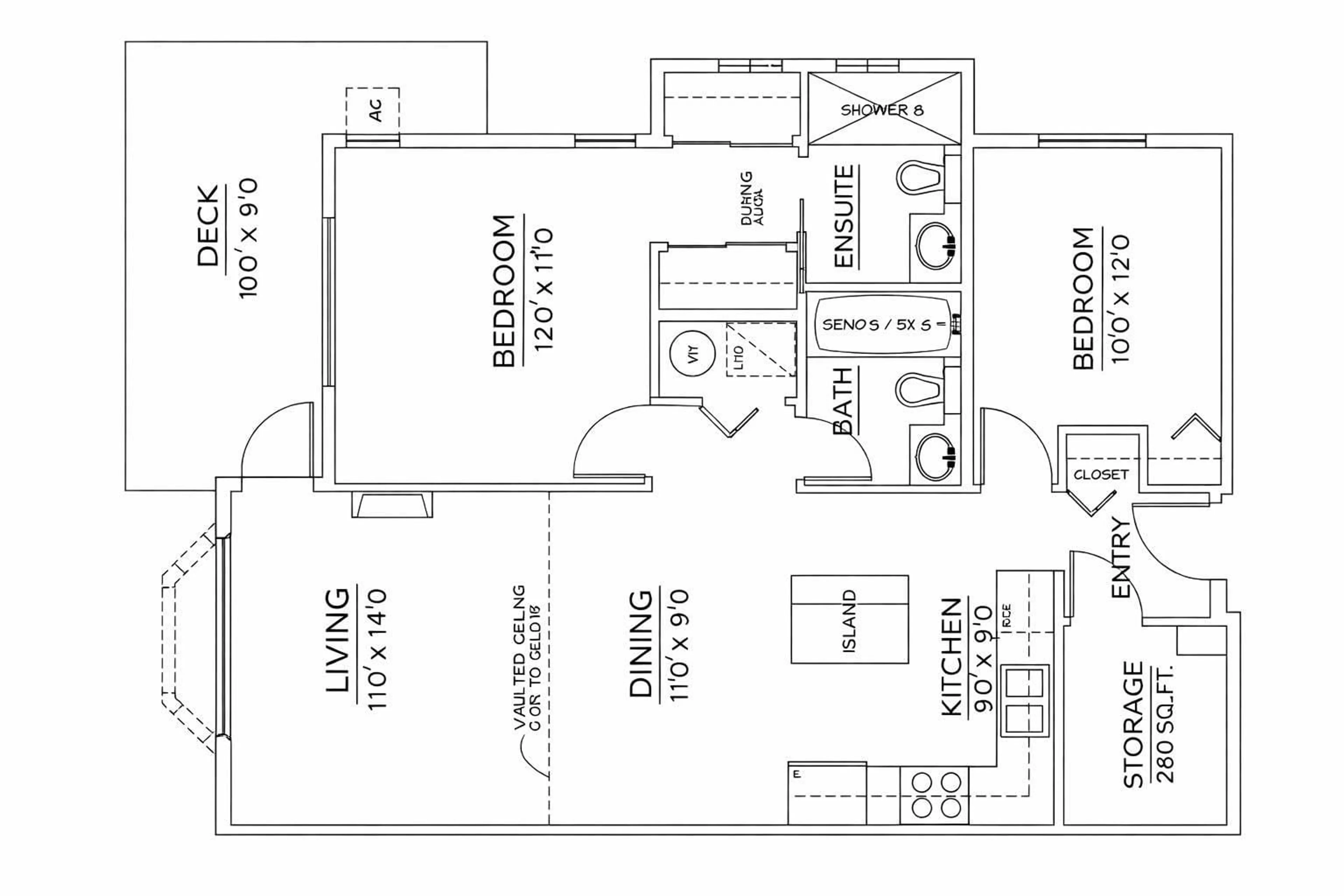 Floor plan for 401 - 5650 201A STREET, Langley British Columbia V3A0B3