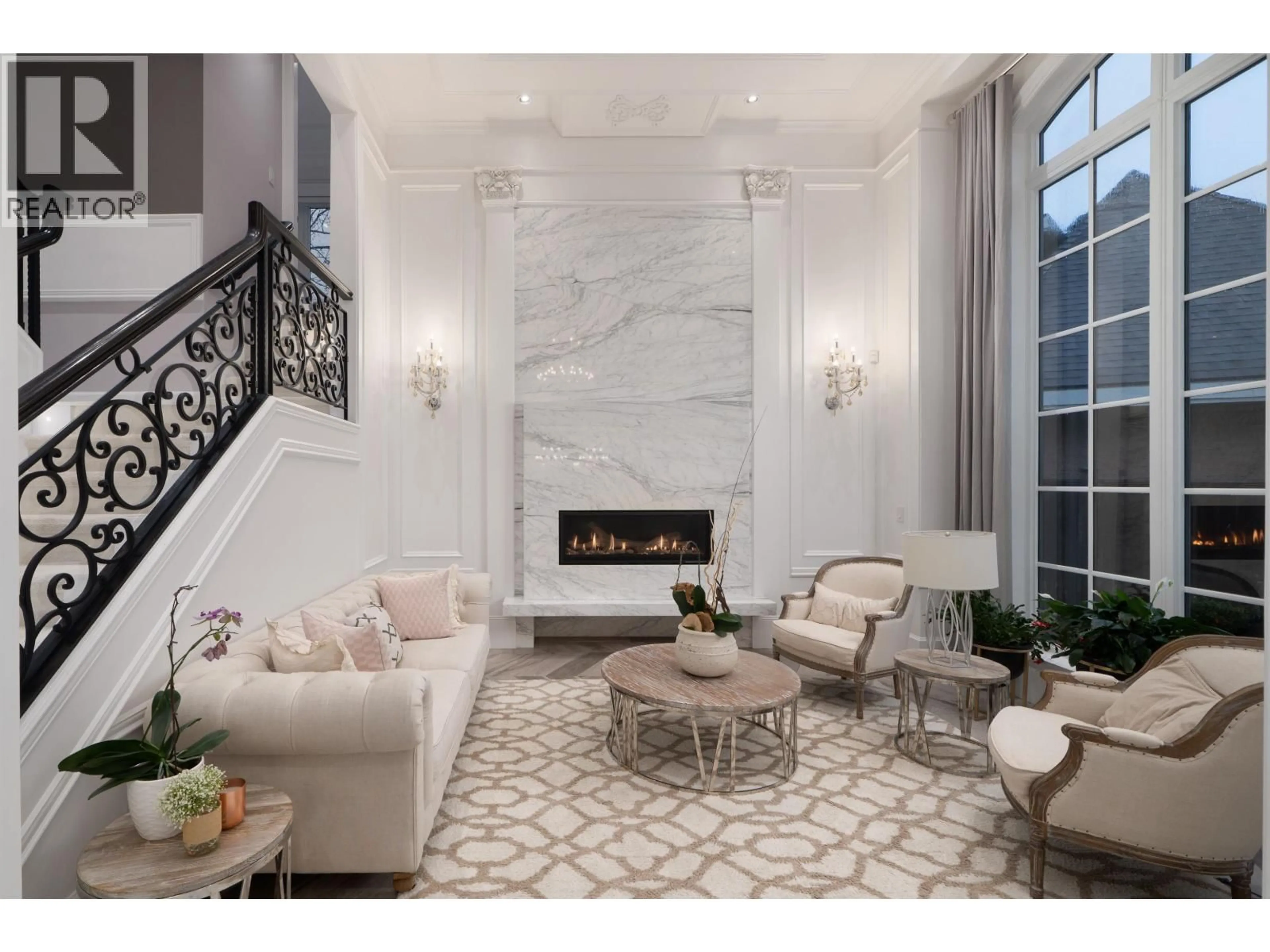 Living room with furniture, ceramic/tile floor for 5711 RIVERDALE DRIVE, Richmond British Columbia V7C2E4