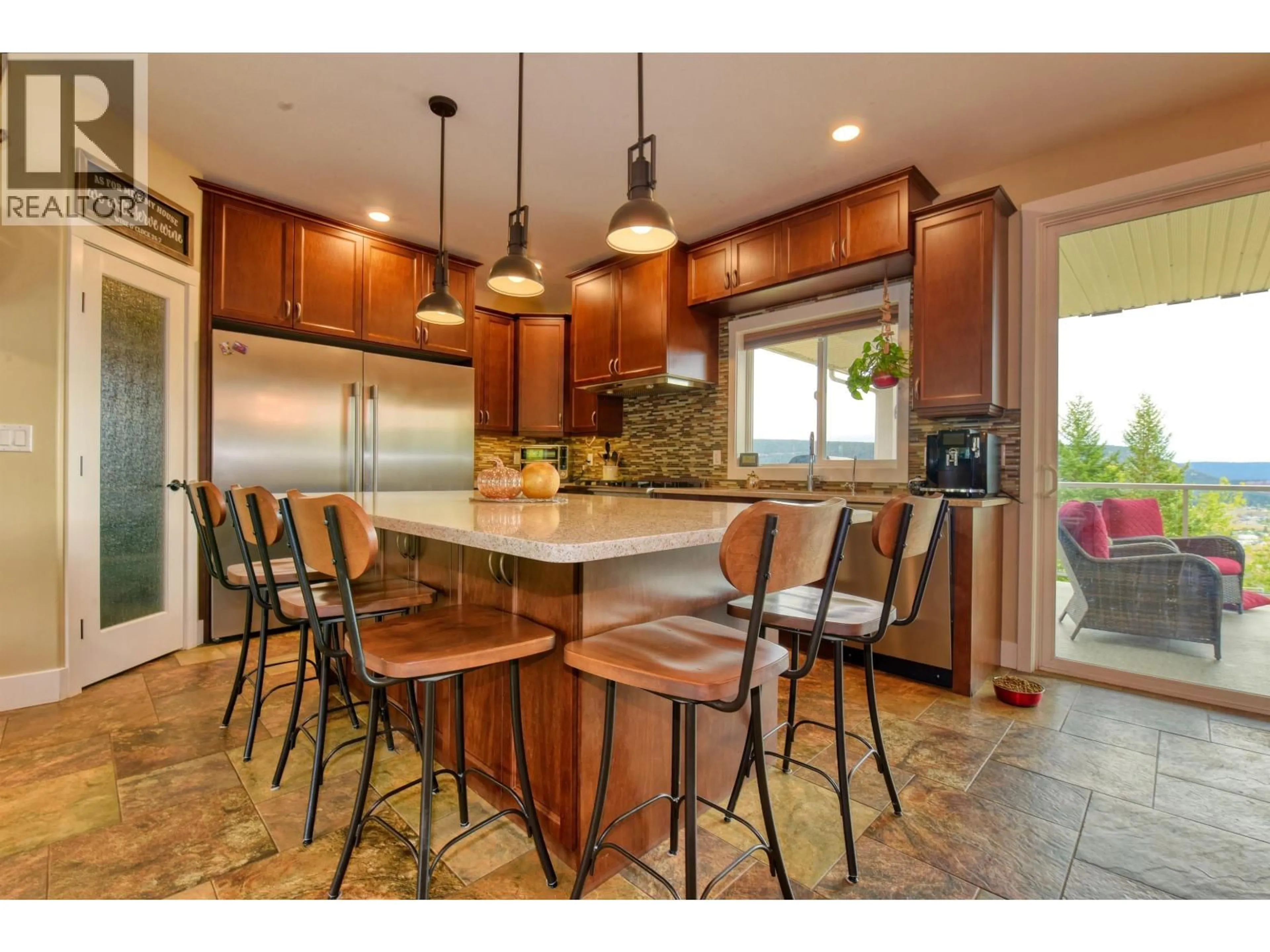 Open concept kitchen, ceramic/tile floor for 266 WOODLAND DRIVE, Williams Lake British Columbia V2G4P9