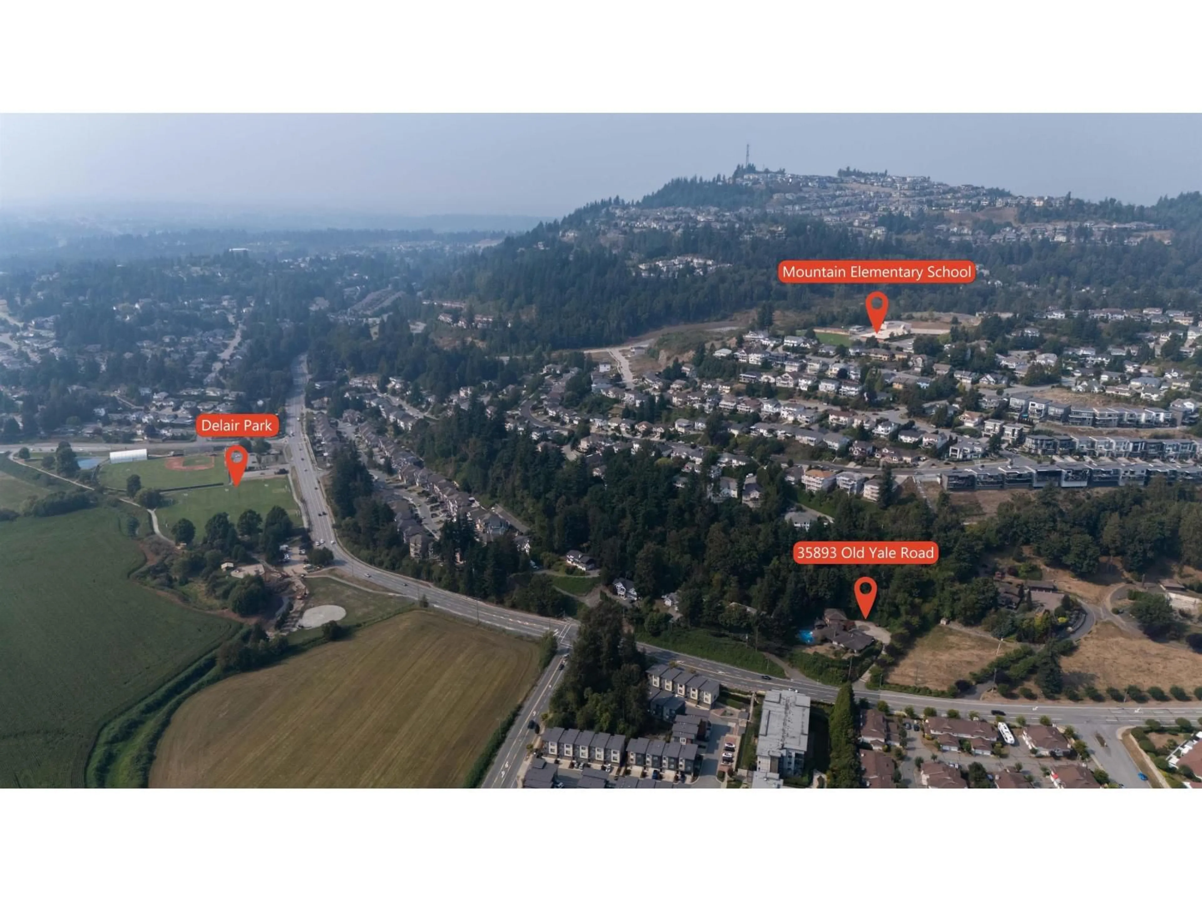 A pic from outside/outdoor area/front of a property/back of a property/a pic from drone, unknown for 35893 OLD YALE ROAD, Abbotsford British Columbia V3G2C6