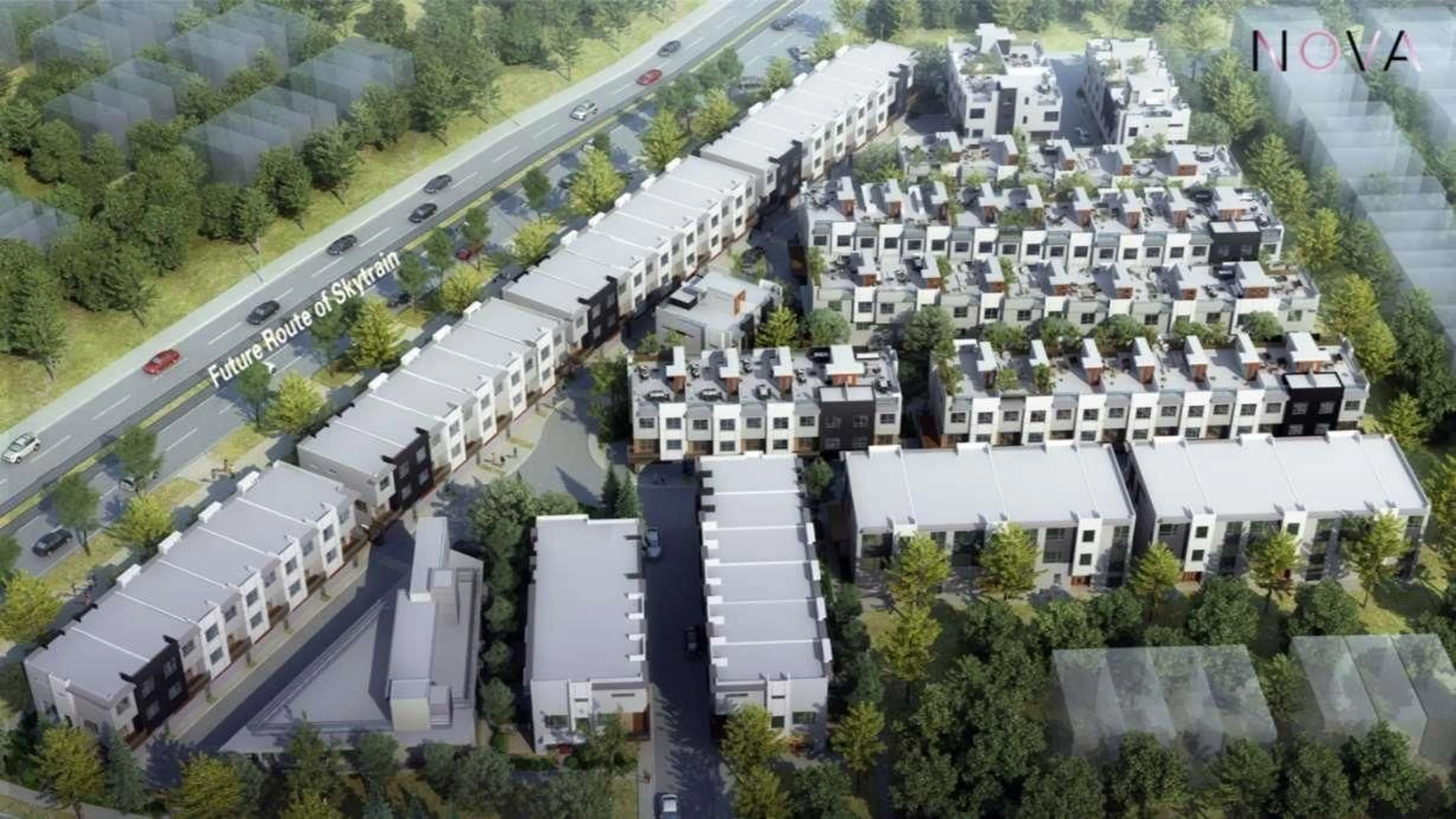 A pic from outside/outdoor area/front of a property/back of a property/a pic from drone, city buildings view from balcony for 29 - 8140 166 STREET, Surrey British Columbia V4N6W1