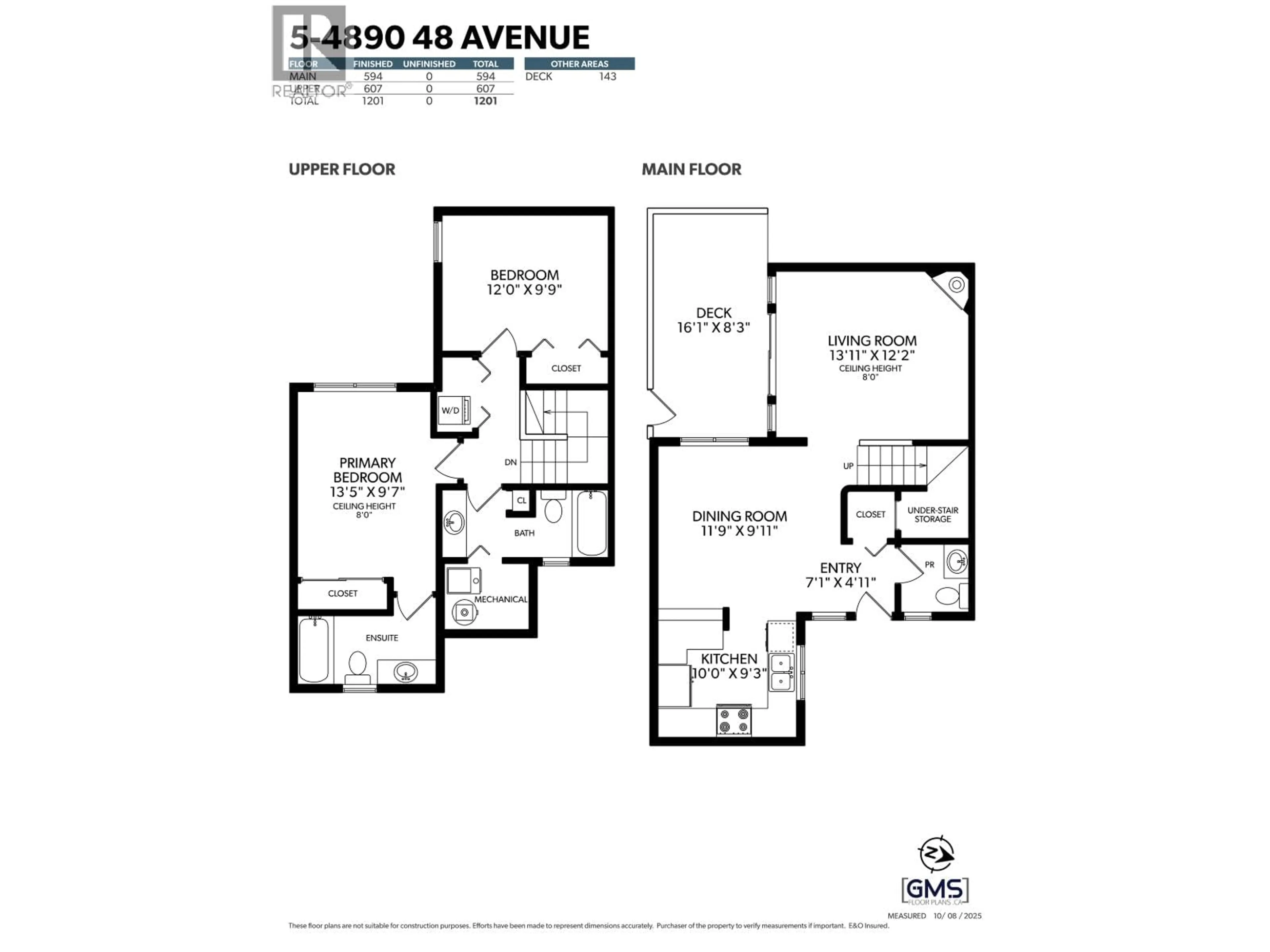 Floor plan for 5 - 4890 48 AVENUE, Ladner British Columbia V4K1V3