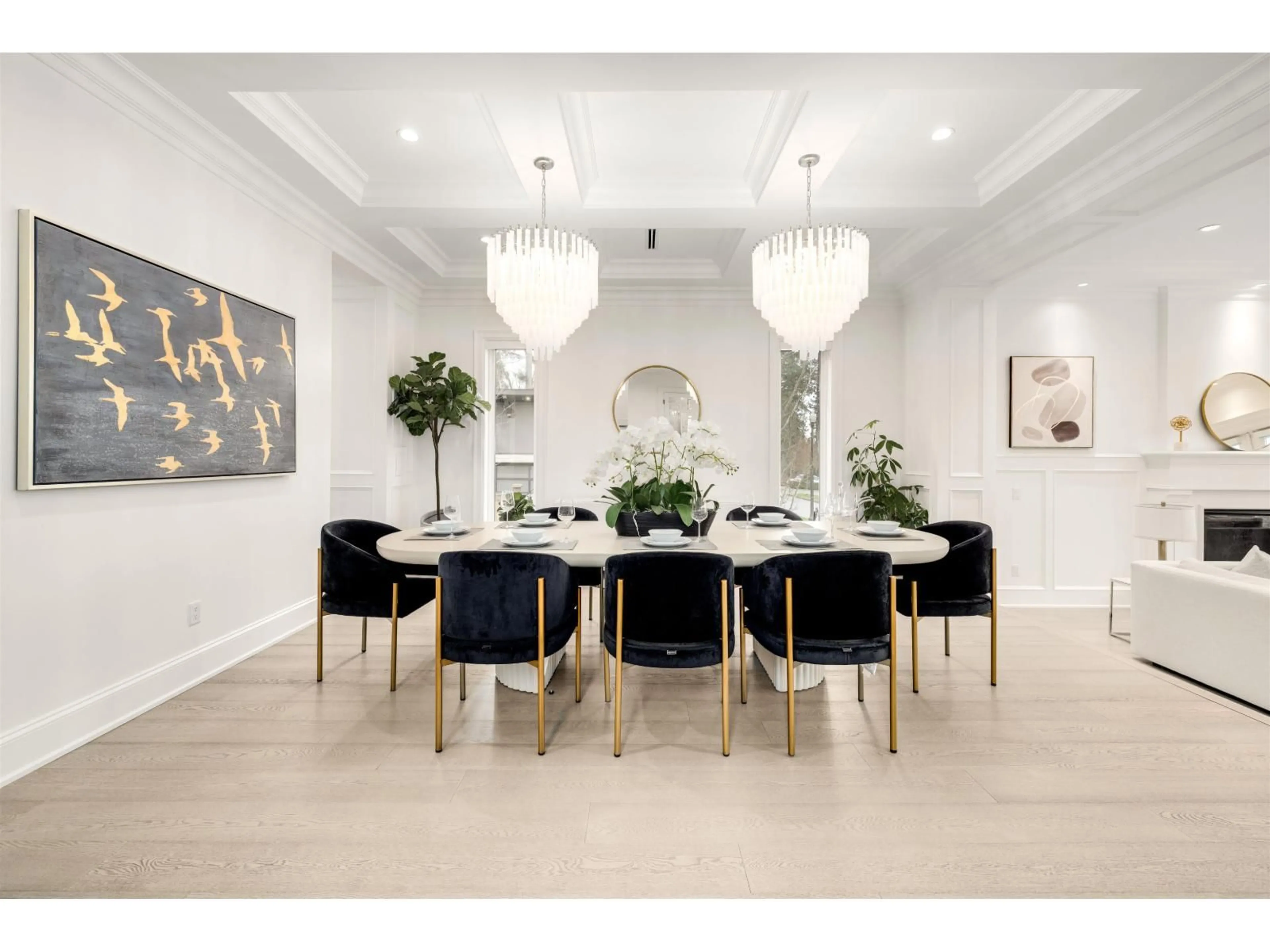 Dining room, ceramic/tile floor for 16738 MCNAIR DRIVE, Surrey British Columbia V3Z0P9