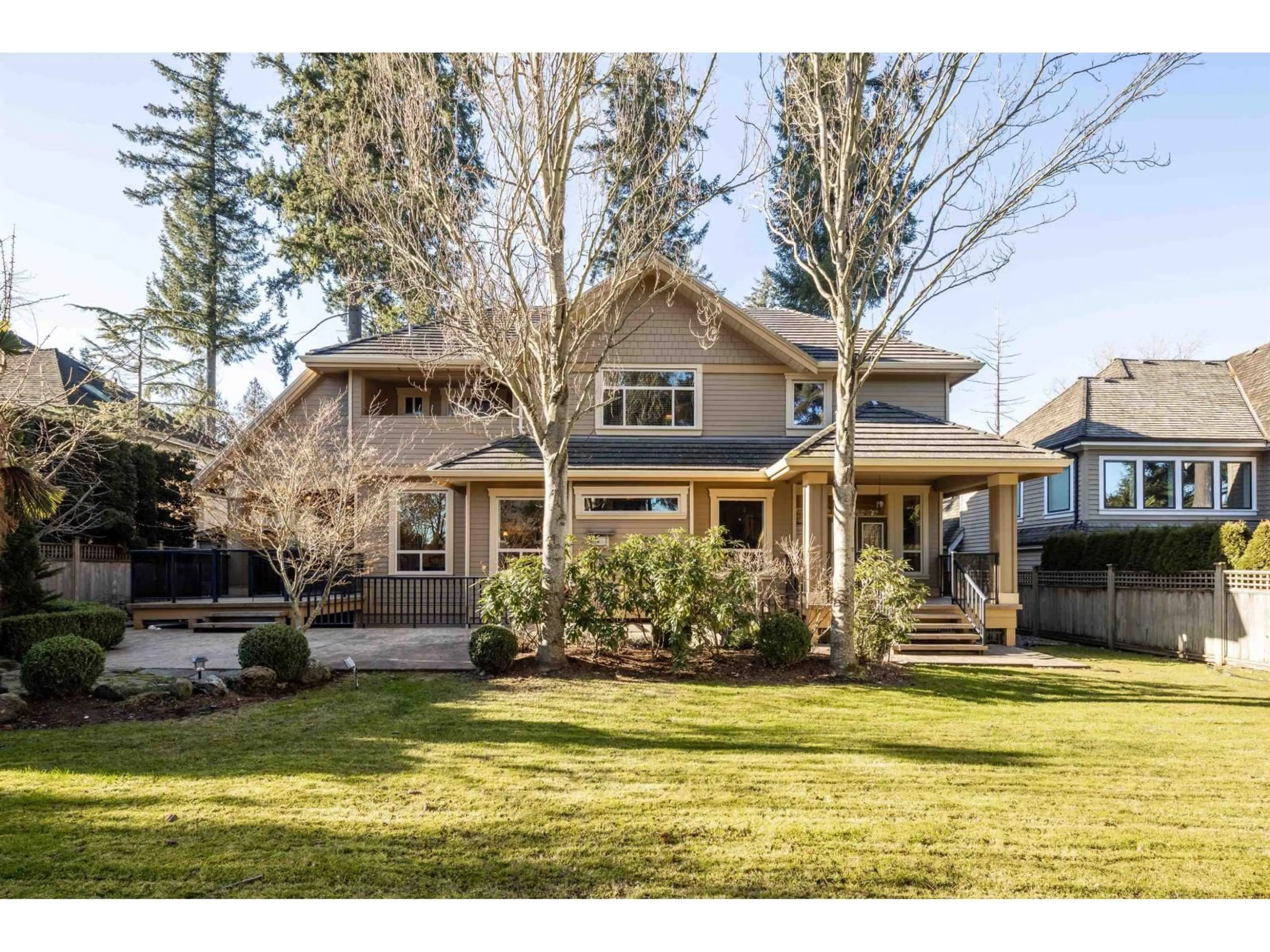 Home with vinyl exterior material, street for 2080 136 STREET, Surrey British Columbia V4A0A1