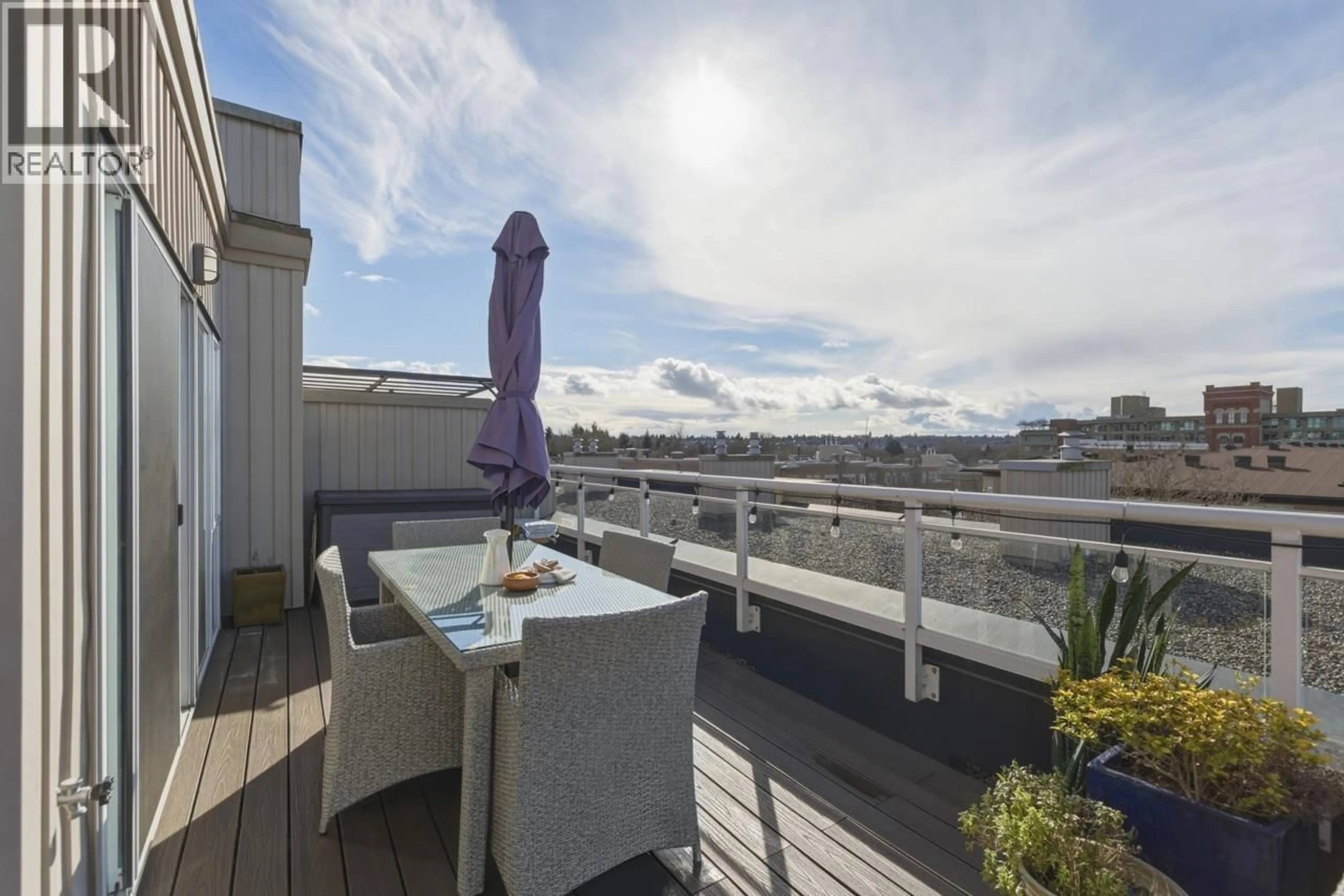 Balcony in the apartment, unknown for 404 - 2768 CRANBERRY DRIVE, Vancouver British Columbia V6K4V1