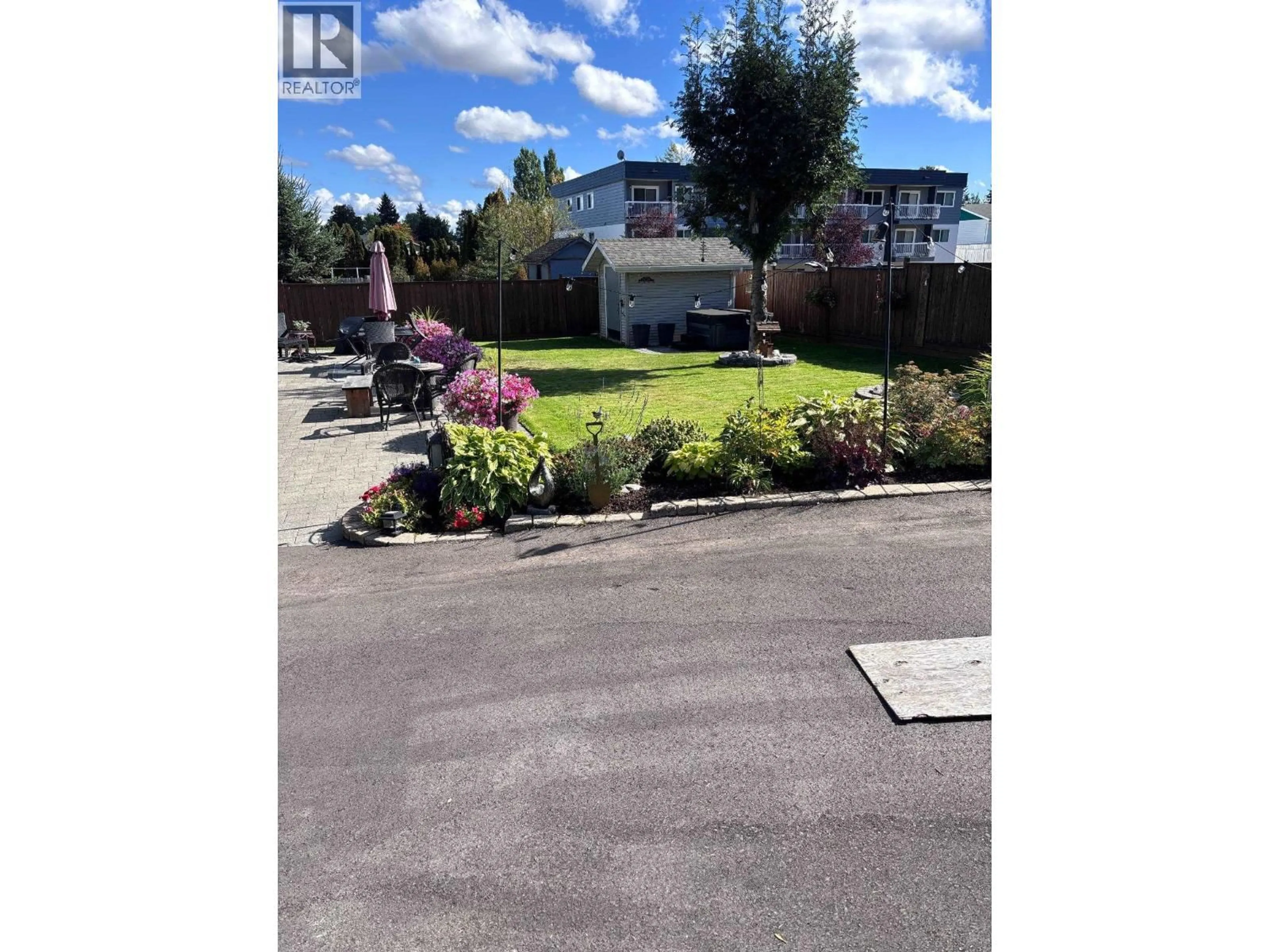 A pic from outside/outdoor area/front of a property/back of a property/a pic from drone, street for 4335 HORSEFLY PLACE, Prince George British Columbia V2M5C4