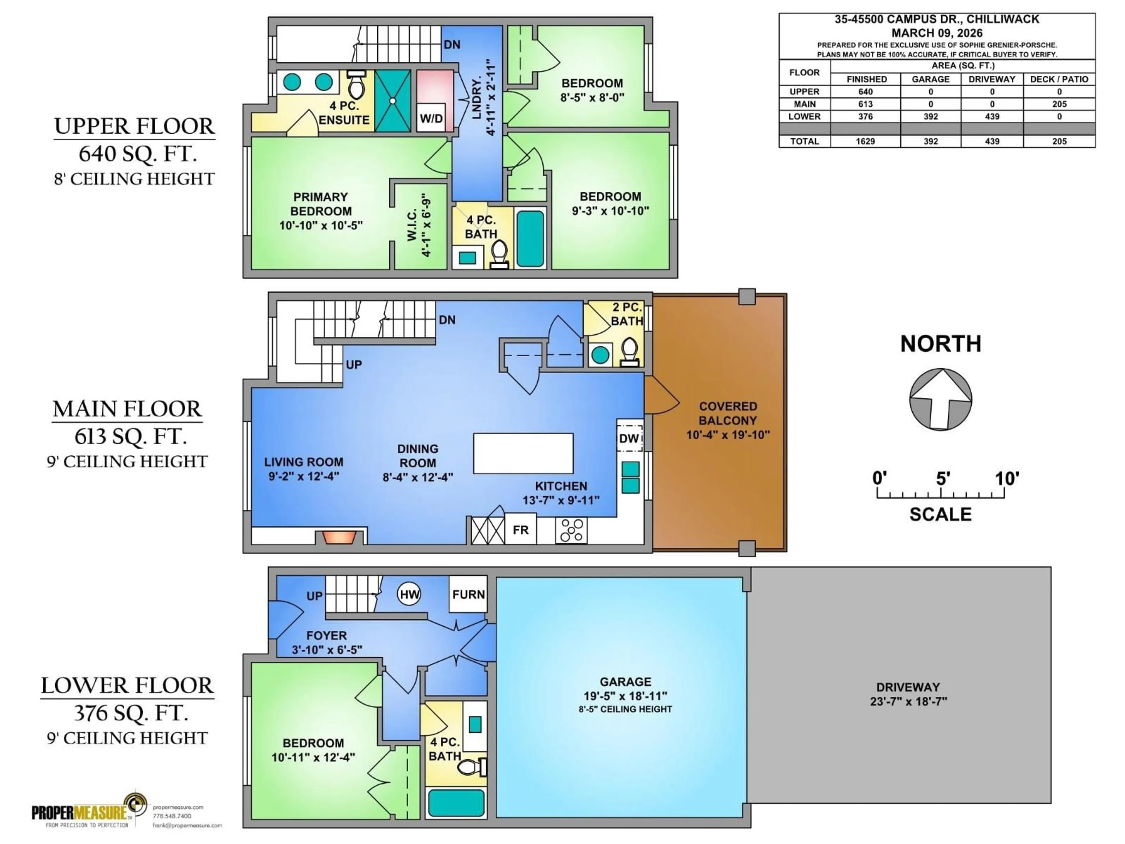 Floor plan for 35 - 45500 CAMPUS DRIVE, Chilliwack British Columbia V2R6E9
