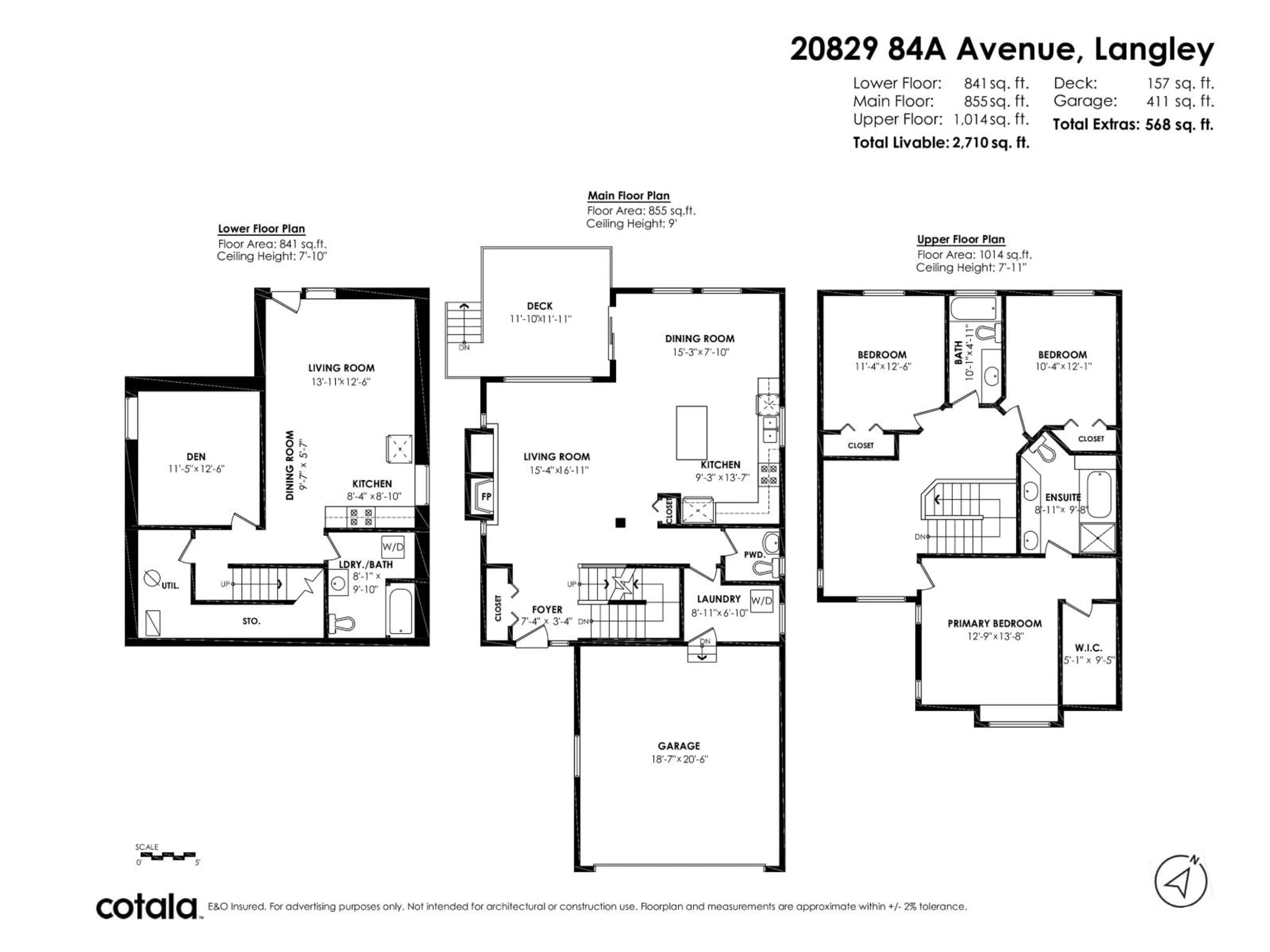 Floor plan for 20829 84A AVENUE, Langley British Columbia V2Y2X5