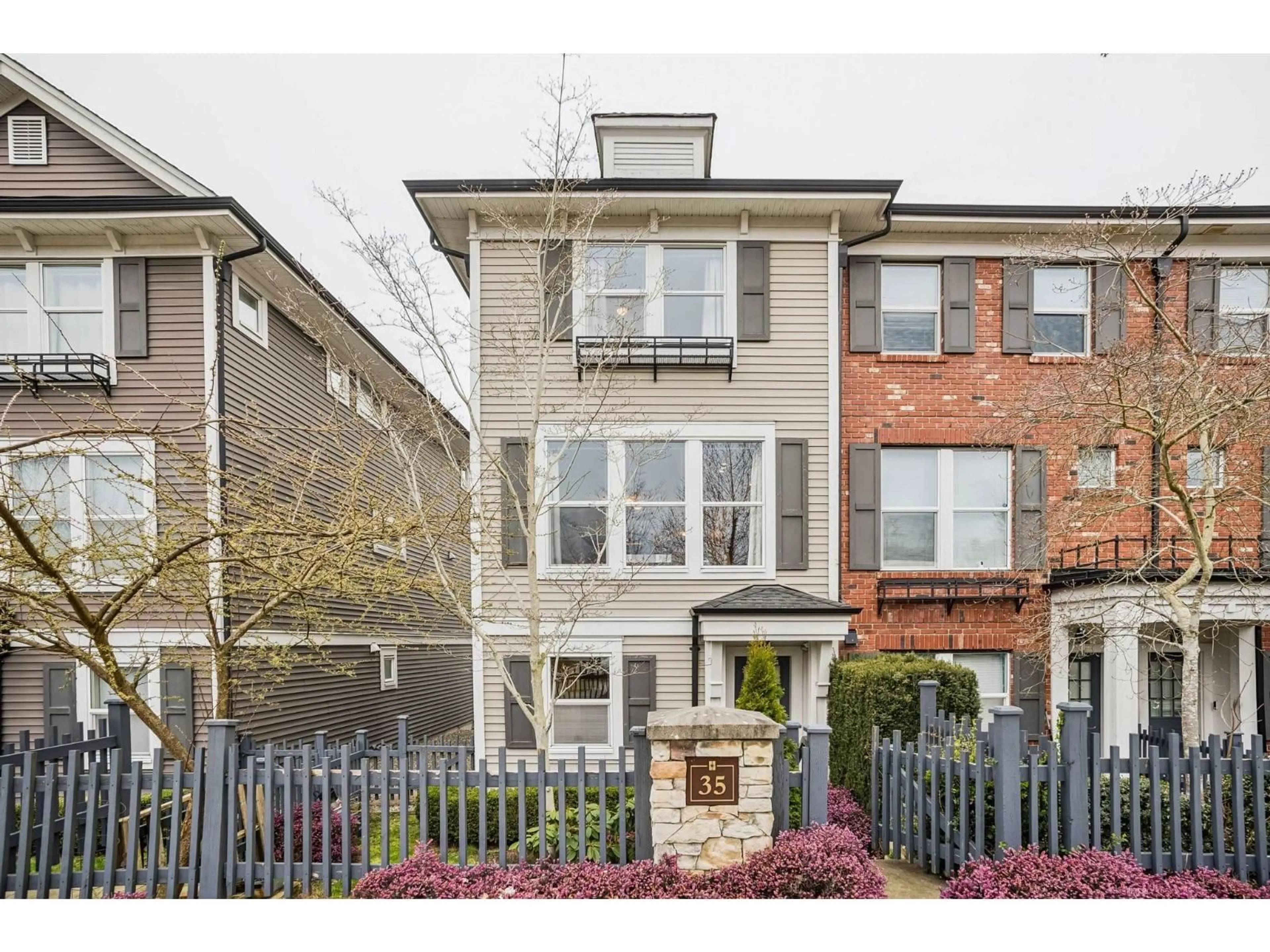 Home with brick exterior material, street for 35 - 10415 DELSOM CRESCENT CRESCENT, Delta British Columbia V4C0B1