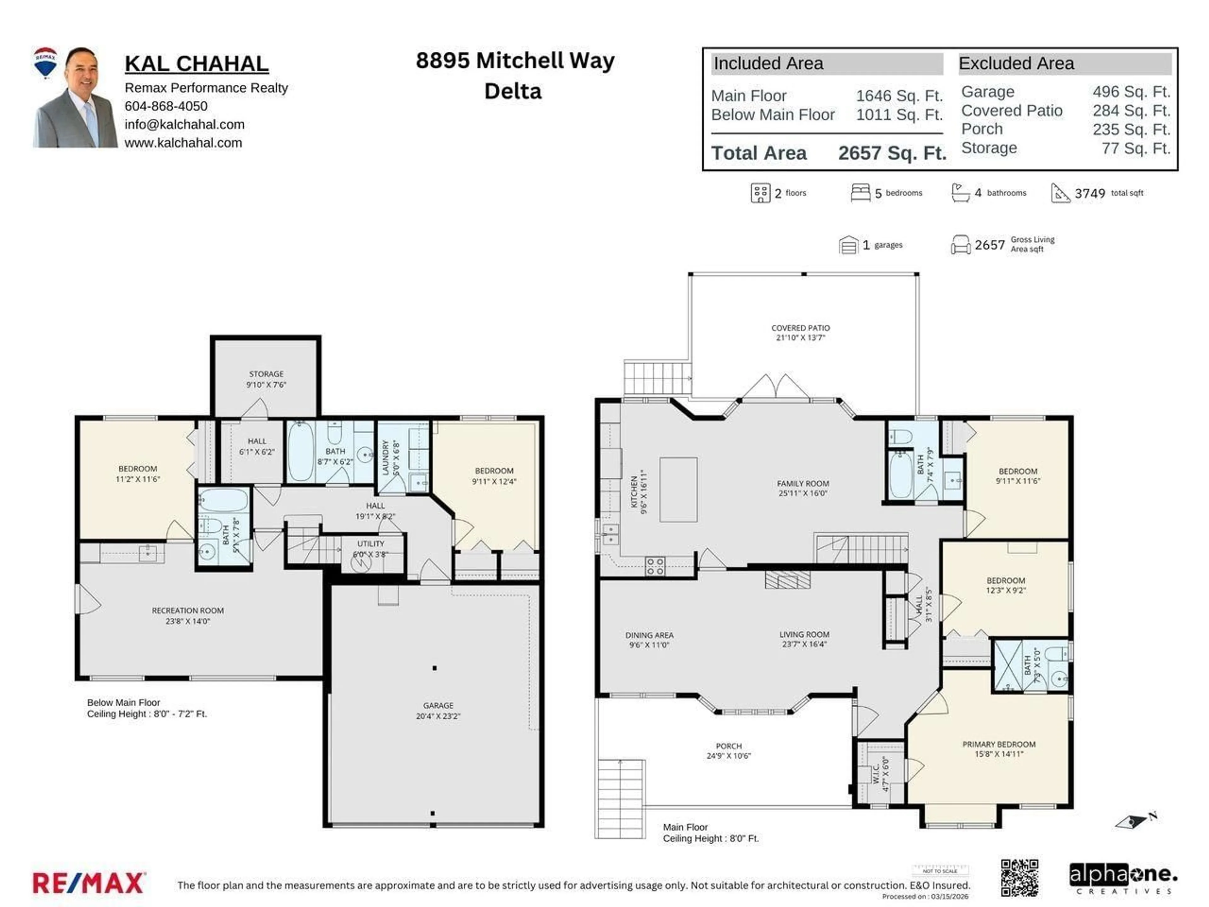 Floor plan for 8895 MITCHELL WAY, Delta British Columbia V4C7G7