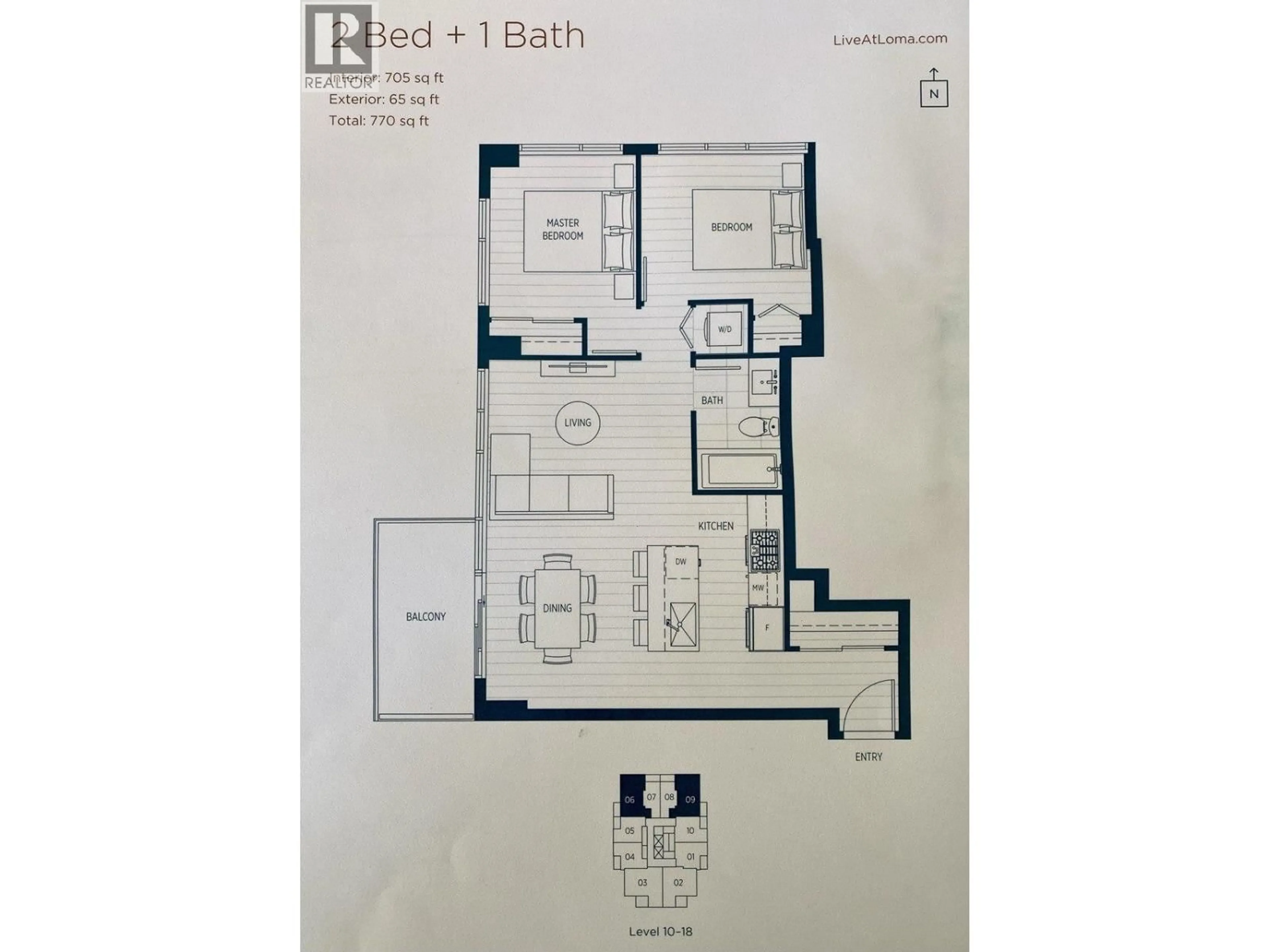 Floor plan for 1506 - 901 LOUGHEED HIGHWAY, Coquitlam British Columbia V3K3T3
