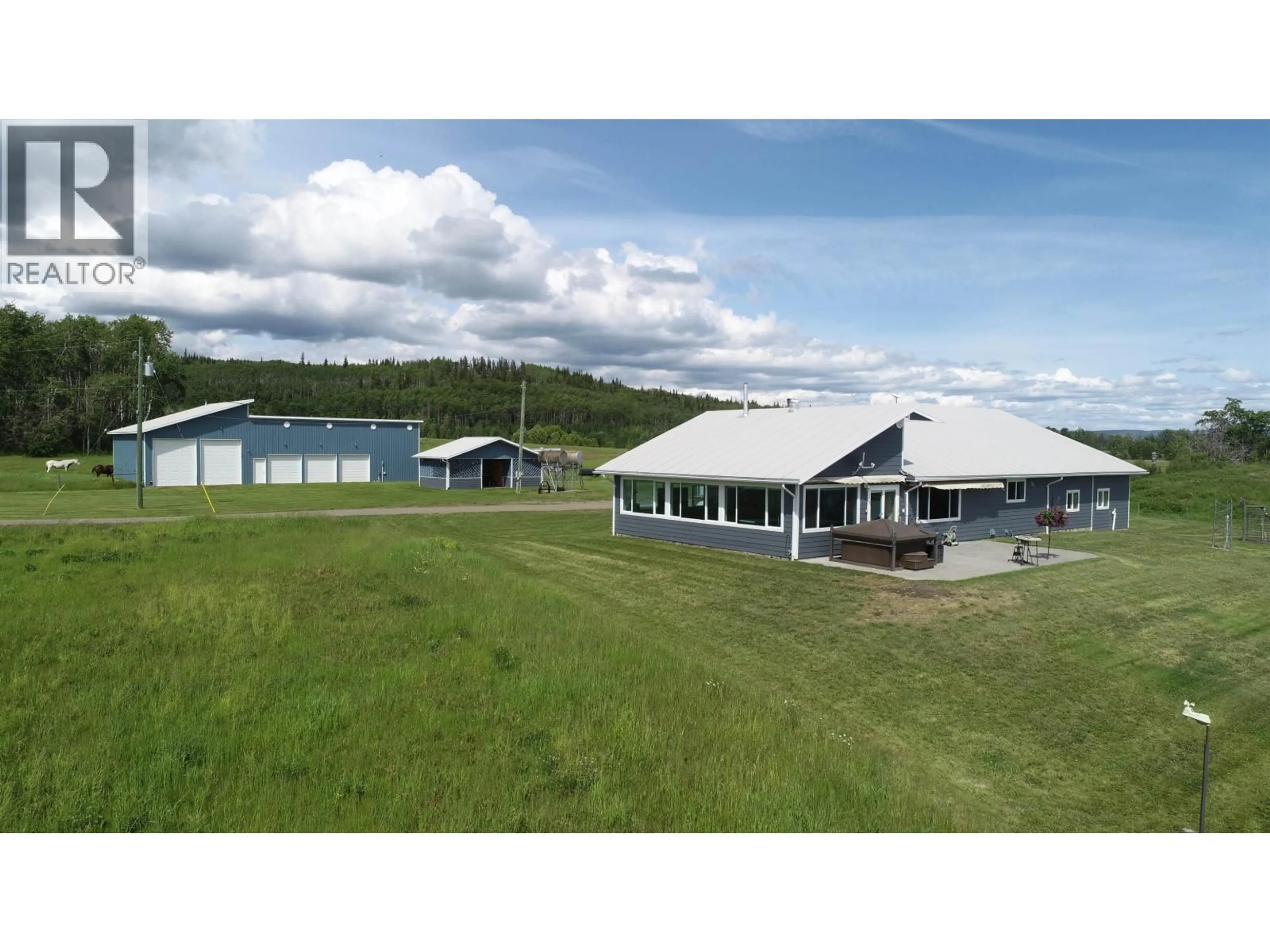 A pic from outside/outdoor area/front of a property/back of a property/a pic from drone, building for 6219 BROWN ROAD, Burns Lake British Columbia V0J1E2