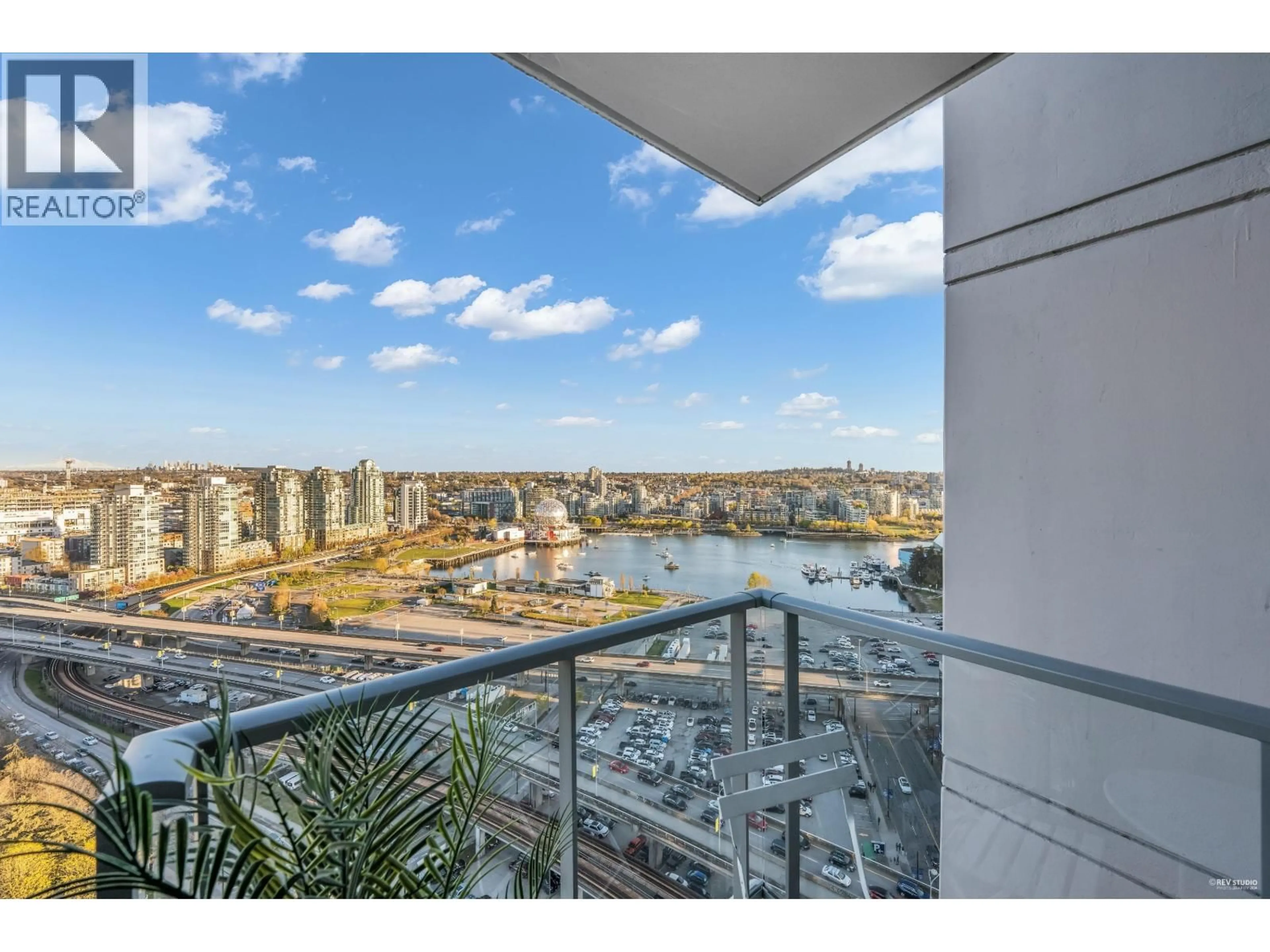 Balcony in the apartment, water/lake/river/ocean view for 3101 - 688 ABBOTT STREET, Vancouver British Columbia V6B0B9