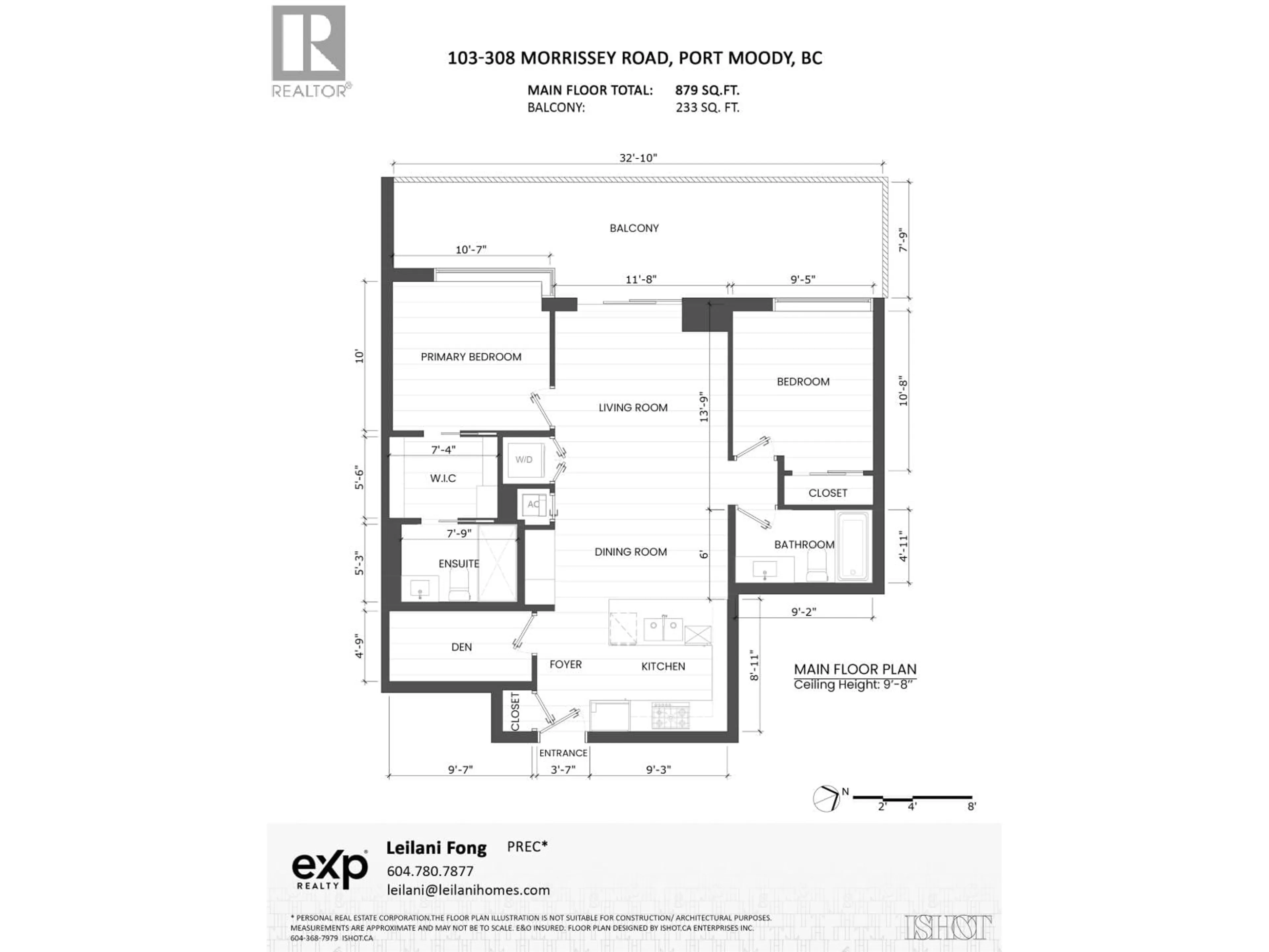 Floor plan for 103 - 308 MORRISSEY ROAD, Port Moody British Columbia V3H0M2