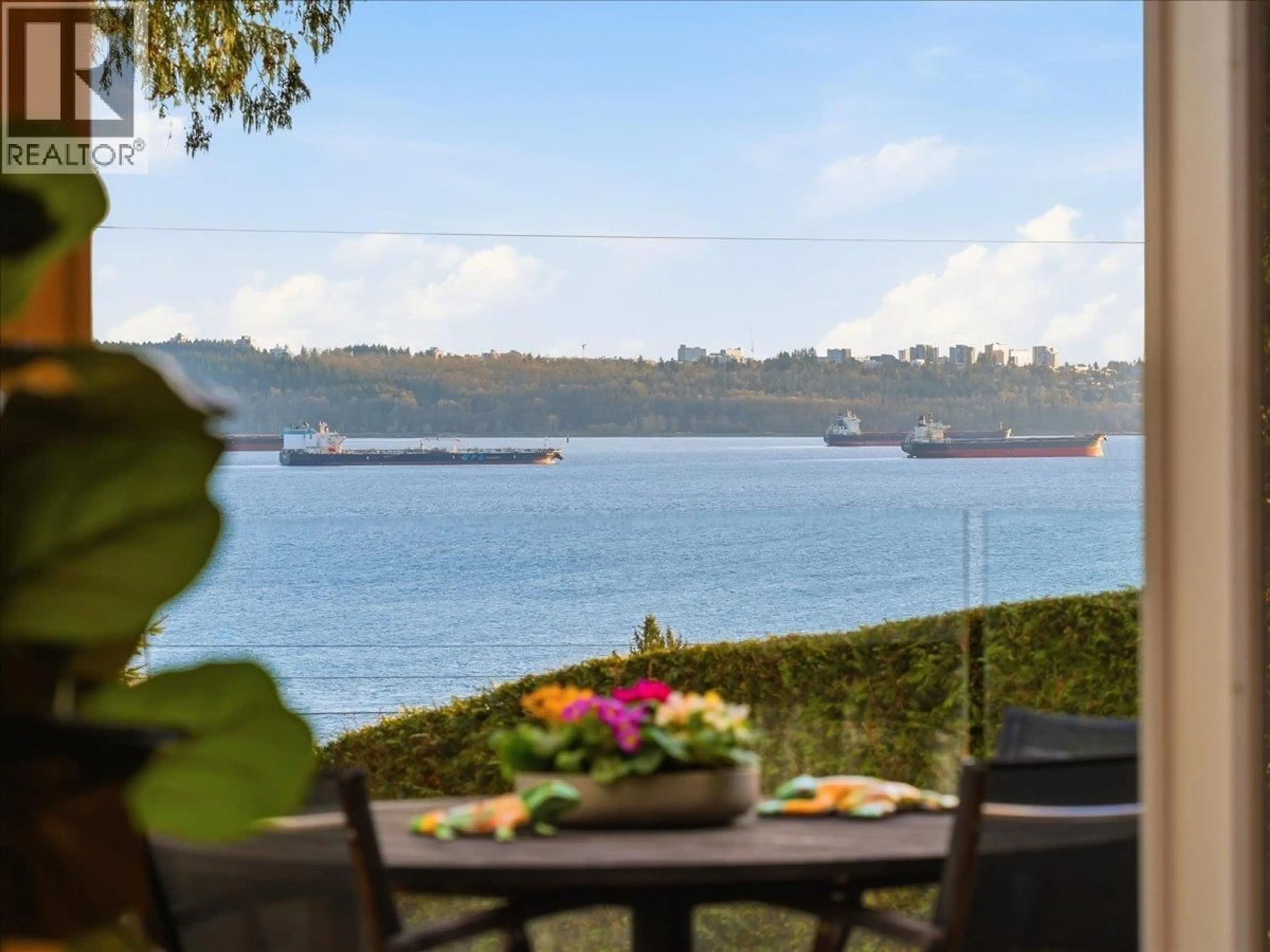 Patio, water/lake/river/ocean view for 2618 LAWSON AVENUE, West Vancouver British Columbia V7V2G2