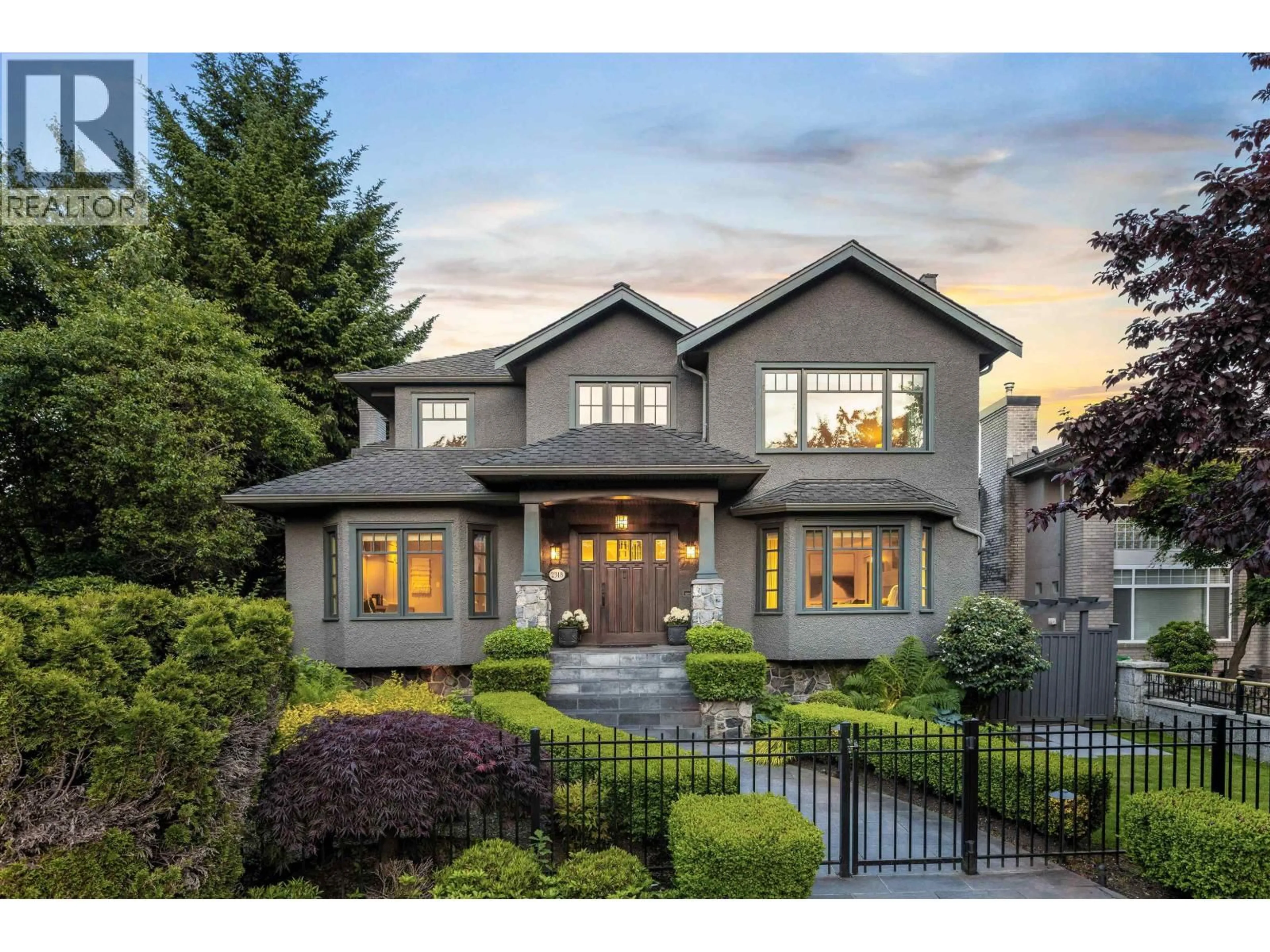Home with brick exterior material, street for 2318 OLIVER CRESCENT, Vancouver British Columbia V6L1S5