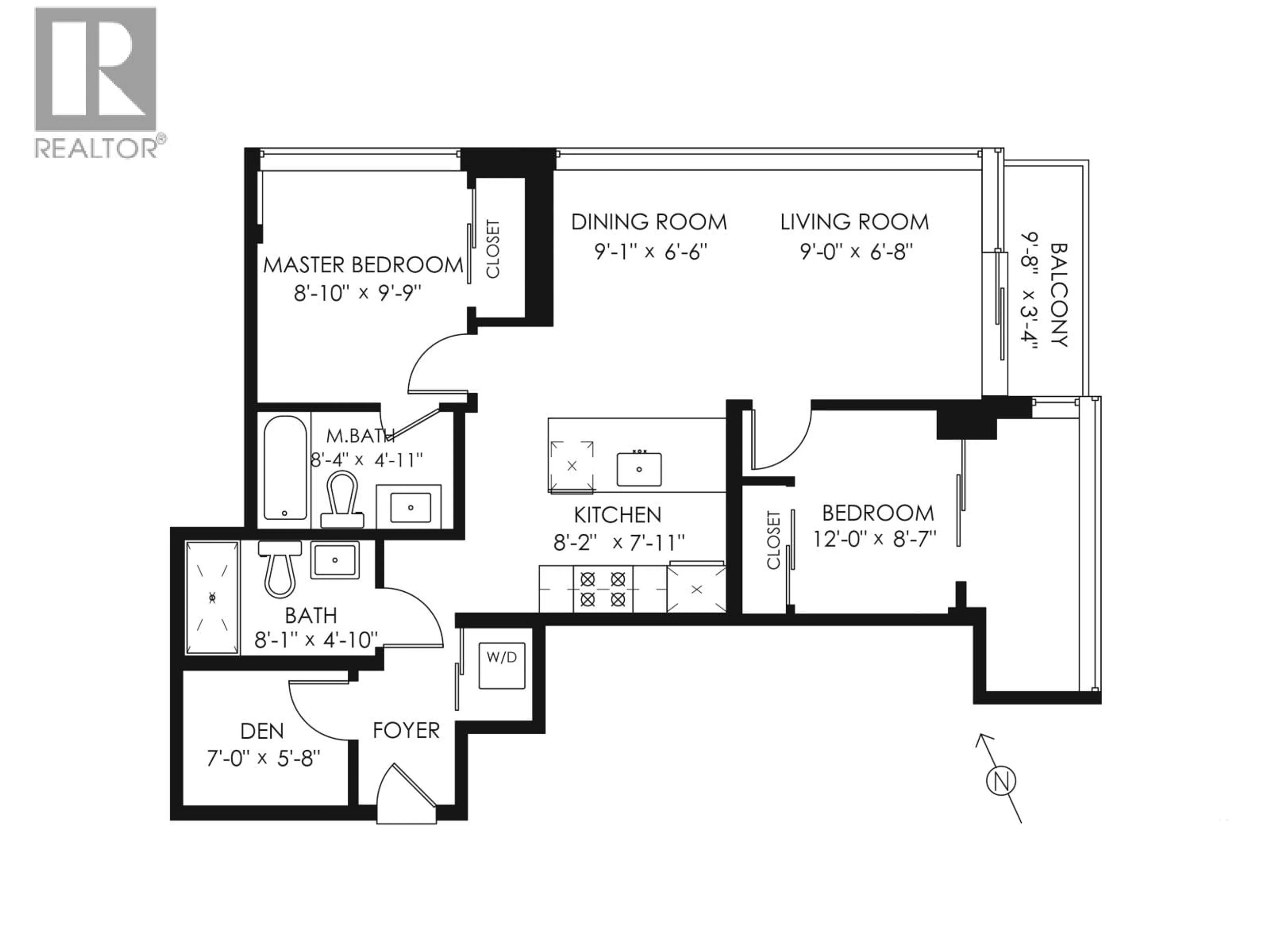 Floor plan for 305 - 1775 QUEBEC STREET, Vancouver British Columbia V5T0E3