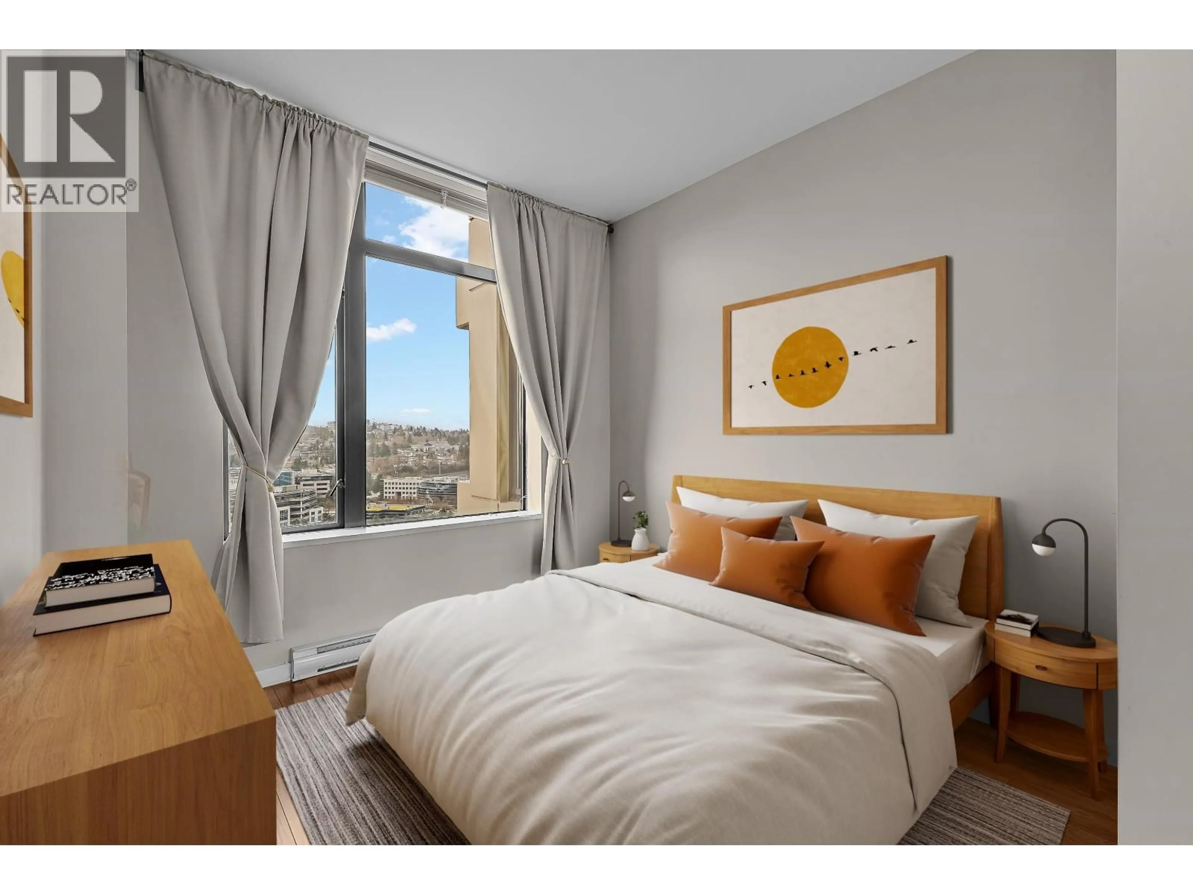 Bedroom with bed, unknown for 1701 - 2355 MADISON AVENUE, Burnaby British Columbia V5C0B3