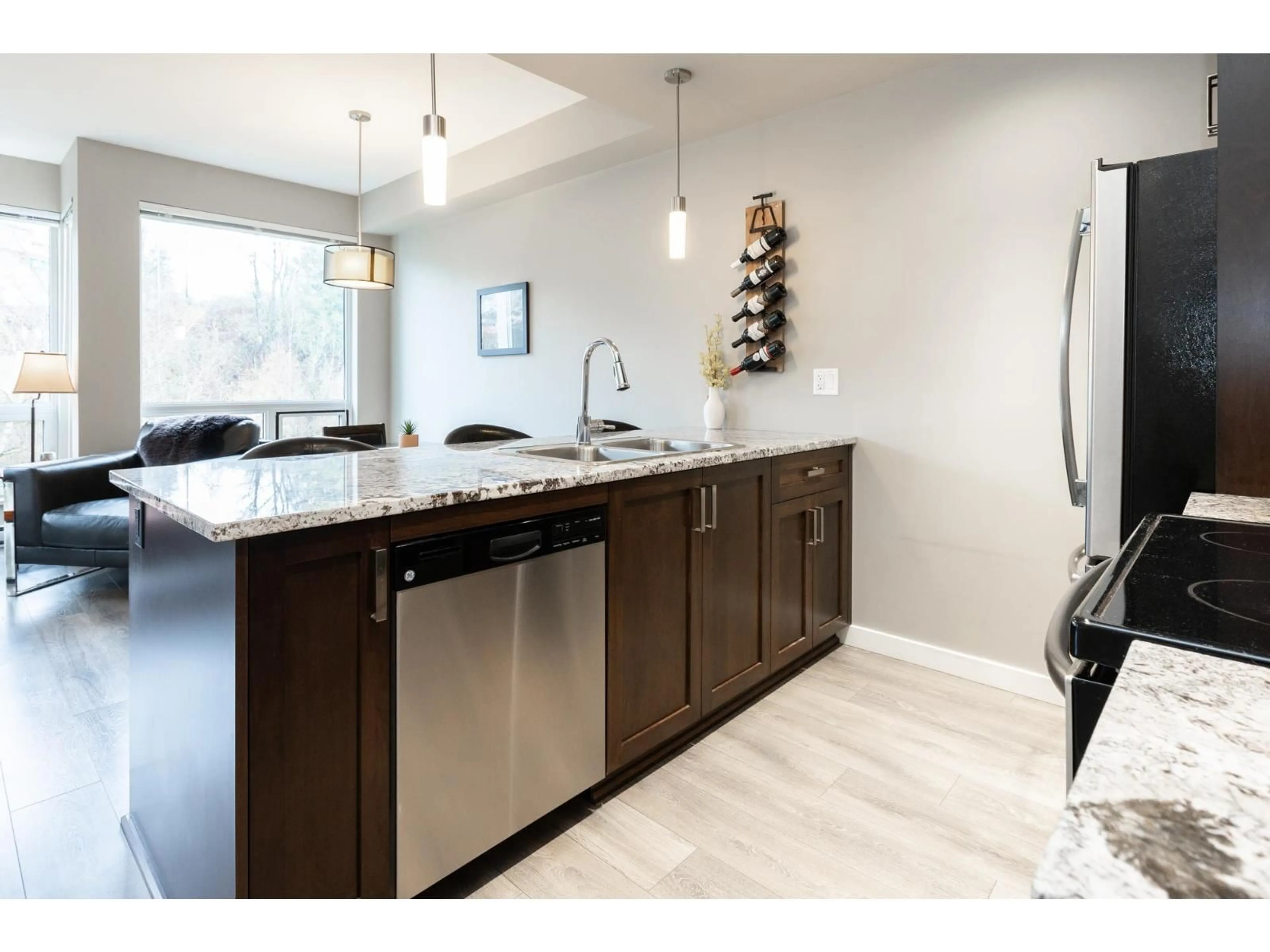 Open concept kitchen, unknown for 312 - 2238 WHATCOM ROAD, Abbotsford British Columbia V3G0E6