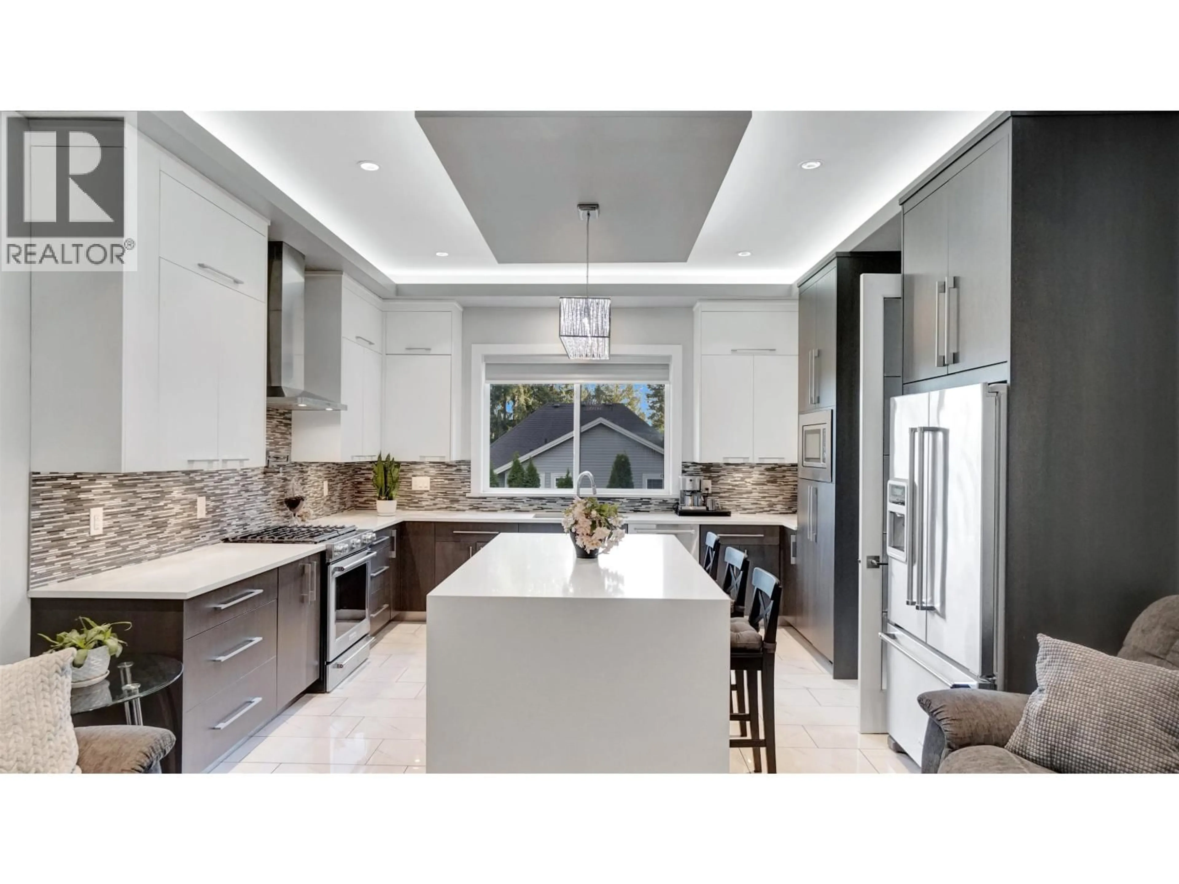 Contemporary kitchen, ceramic/tile floor for 3474 GISLASON AVENUE, Coquitlam British Columbia V3B3H7