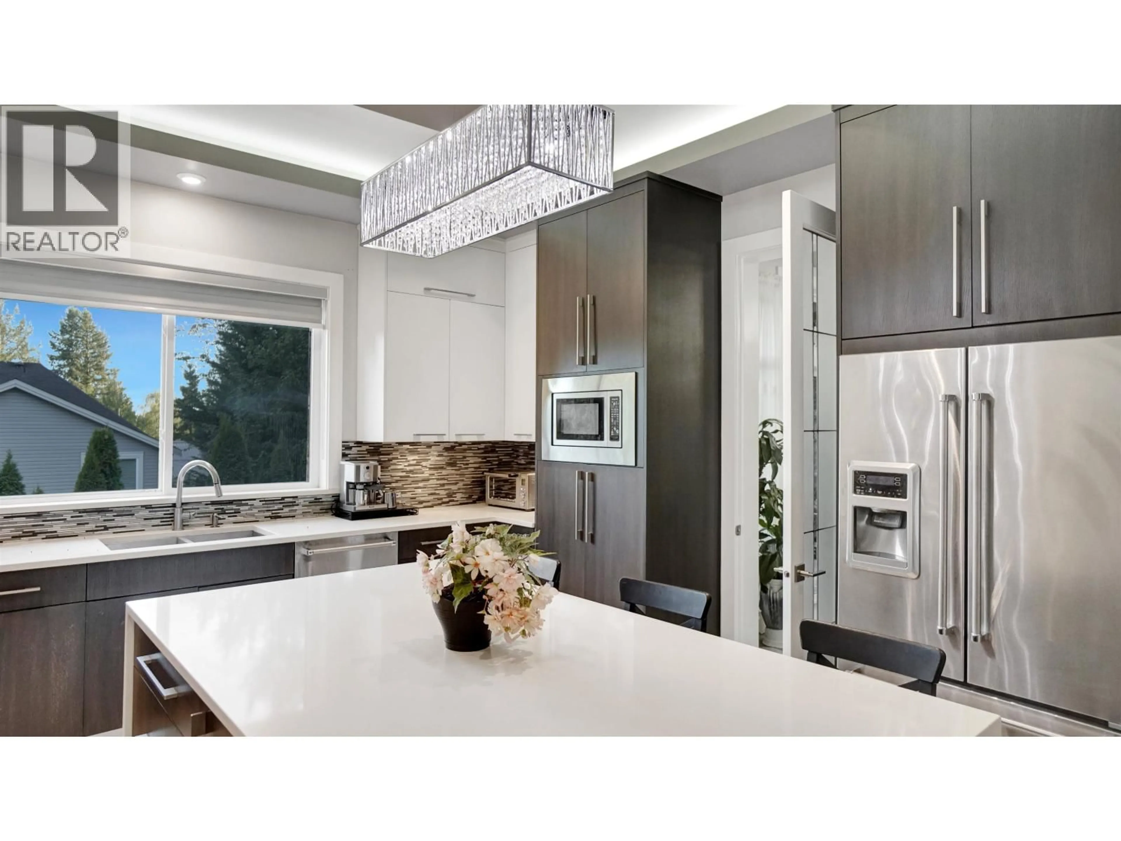 Contemporary kitchen, ceramic/tile floor for 3474 GISLASON AVENUE, Coquitlam British Columbia V3B3H7