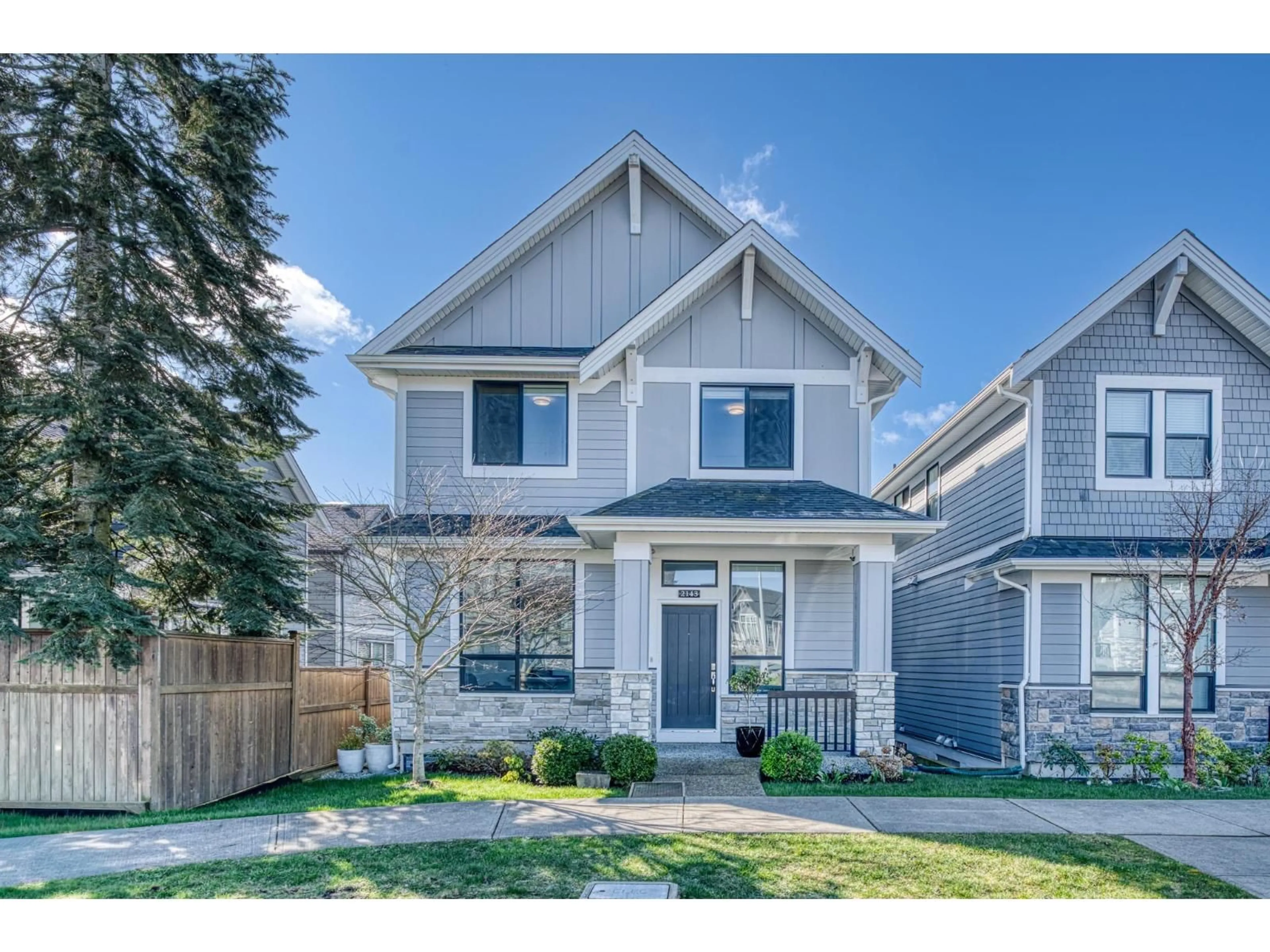 Home with vinyl exterior material, street for 2143 167 STREET, Surrey British Columbia V3Z9X9