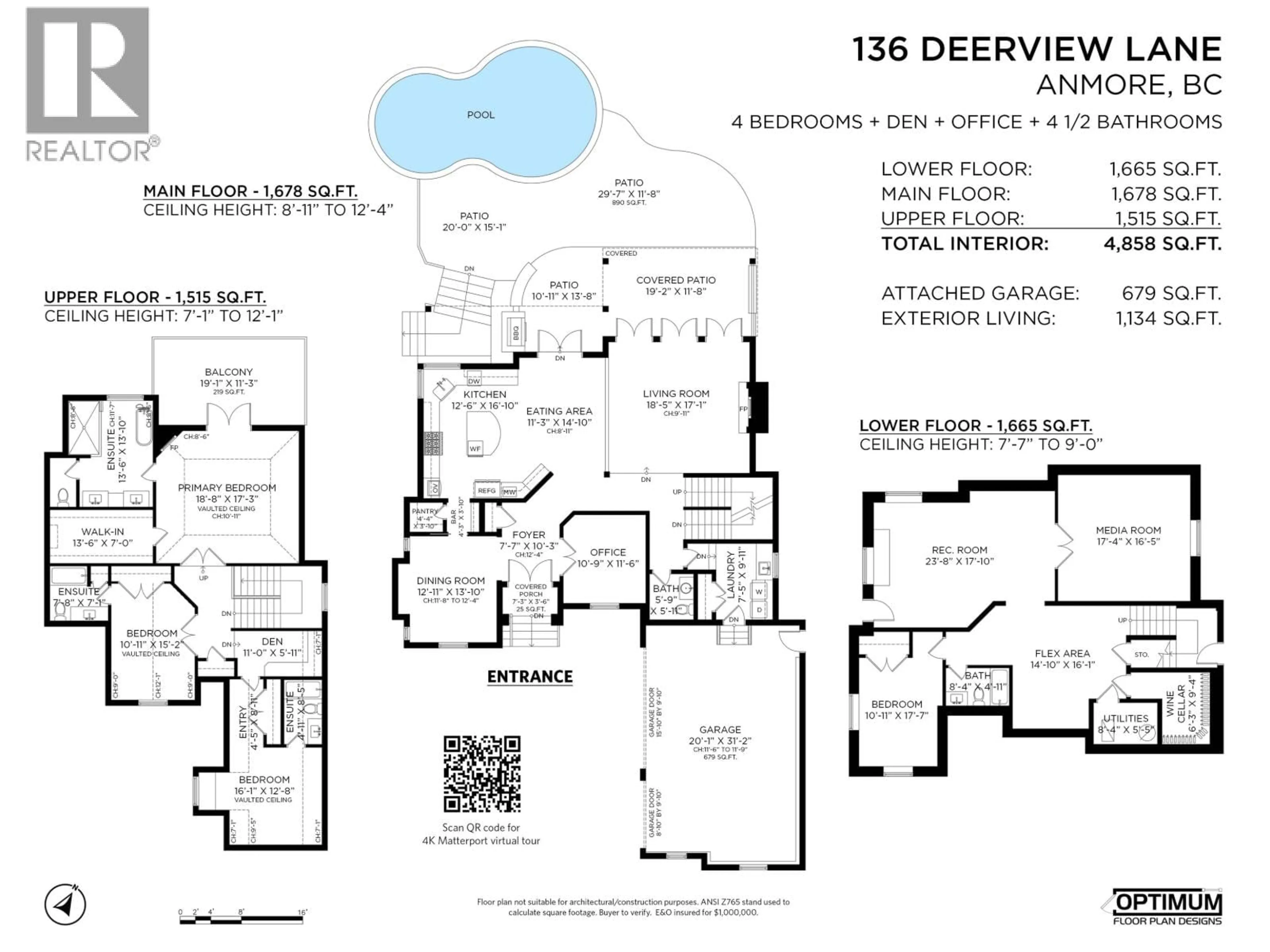 Floor plan for 136 DEERVIEW LANE, Anmore British Columbia V3H0A3