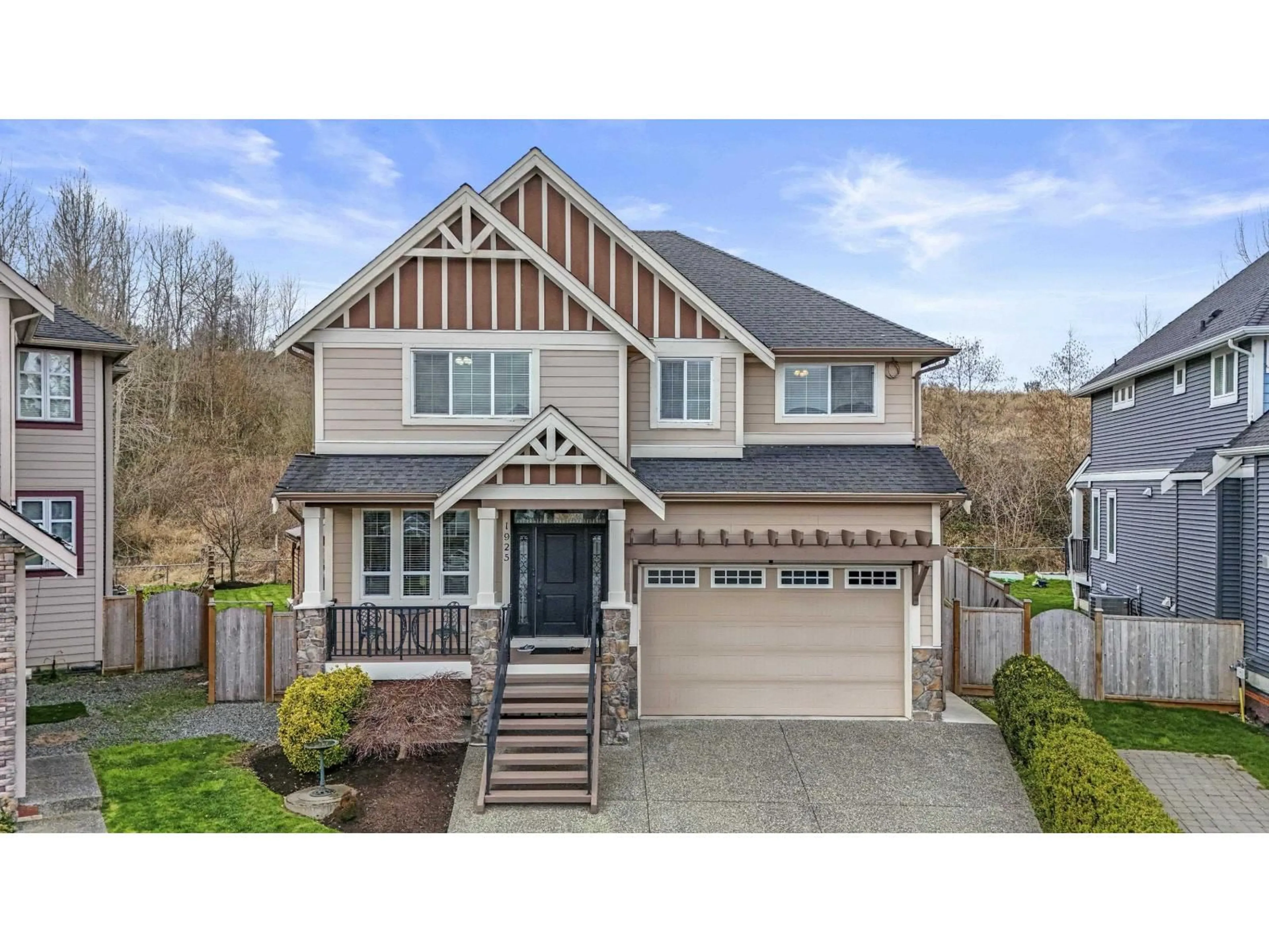 Home with brick exterior material, street for 1925 MERLOT BOULEVARD, Abbotsford British Columbia V4X0A6