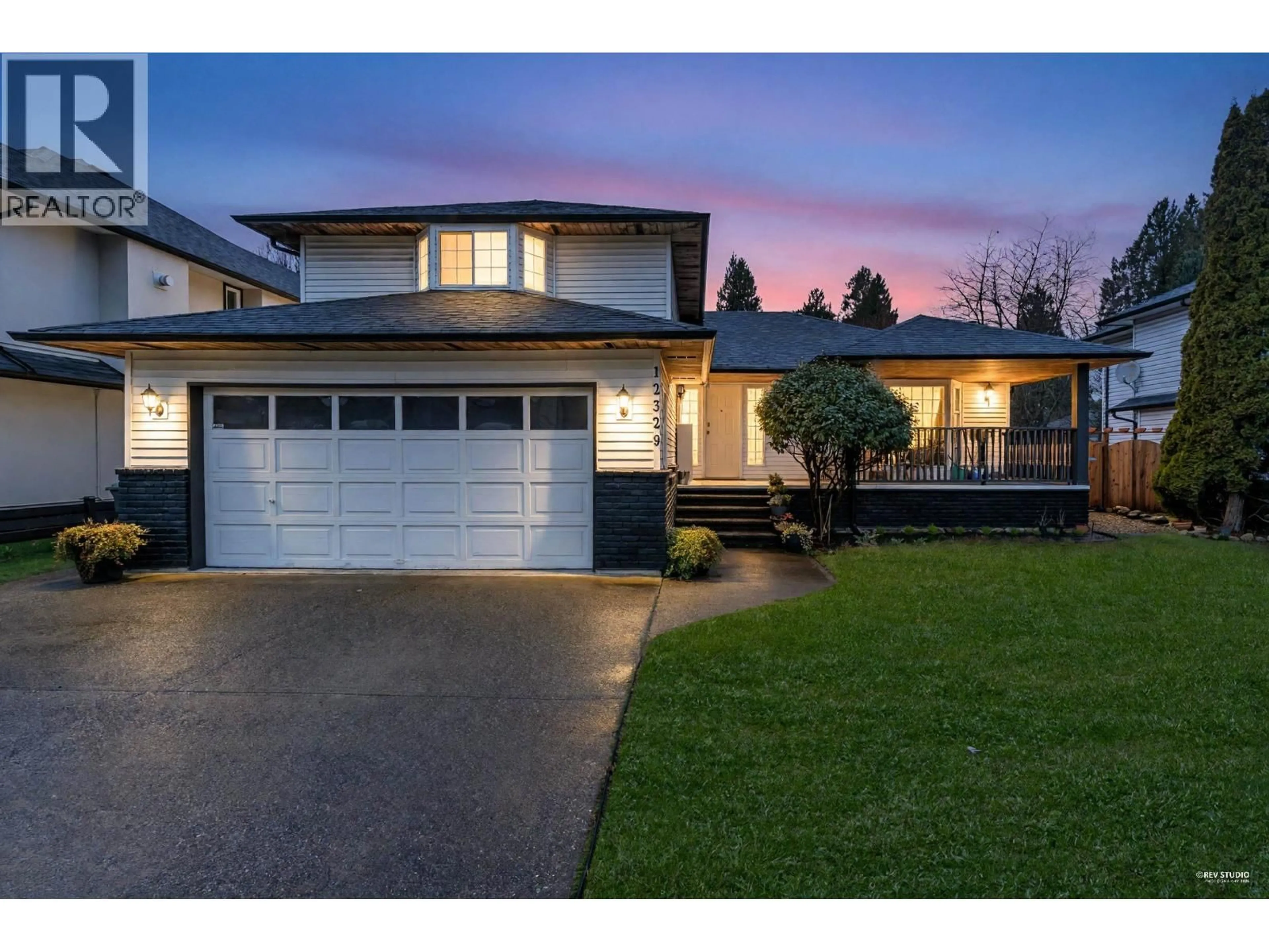 Home with vinyl exterior material, street for 12329 BONSON ROAD, Pitt Meadows British Columbia V3Y1B1
