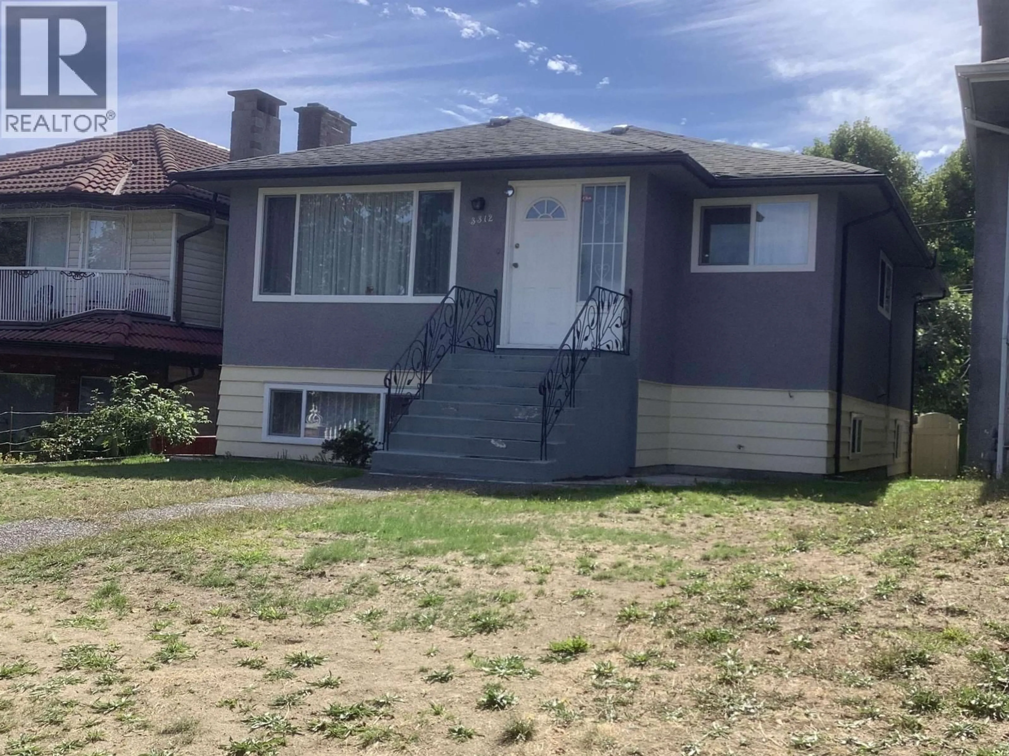 Home with vinyl exterior material, street for 3312 QUEENS AVENUE, Vancouver British Columbia V5R4T8