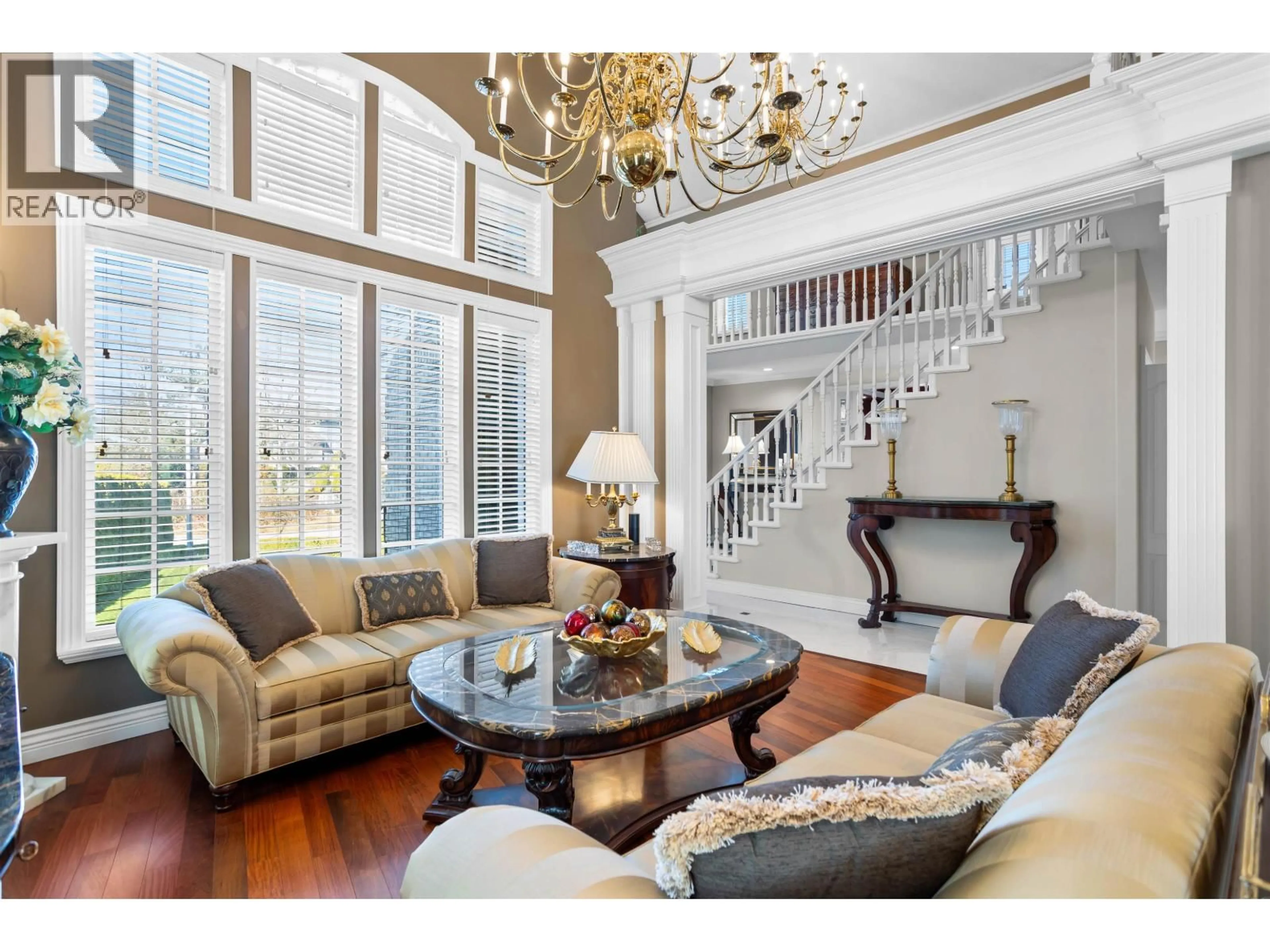 Living room with furniture, wood/laminate floor for 745 CAPITAL COURT, Port Coquitlam British Columbia V3C6E4