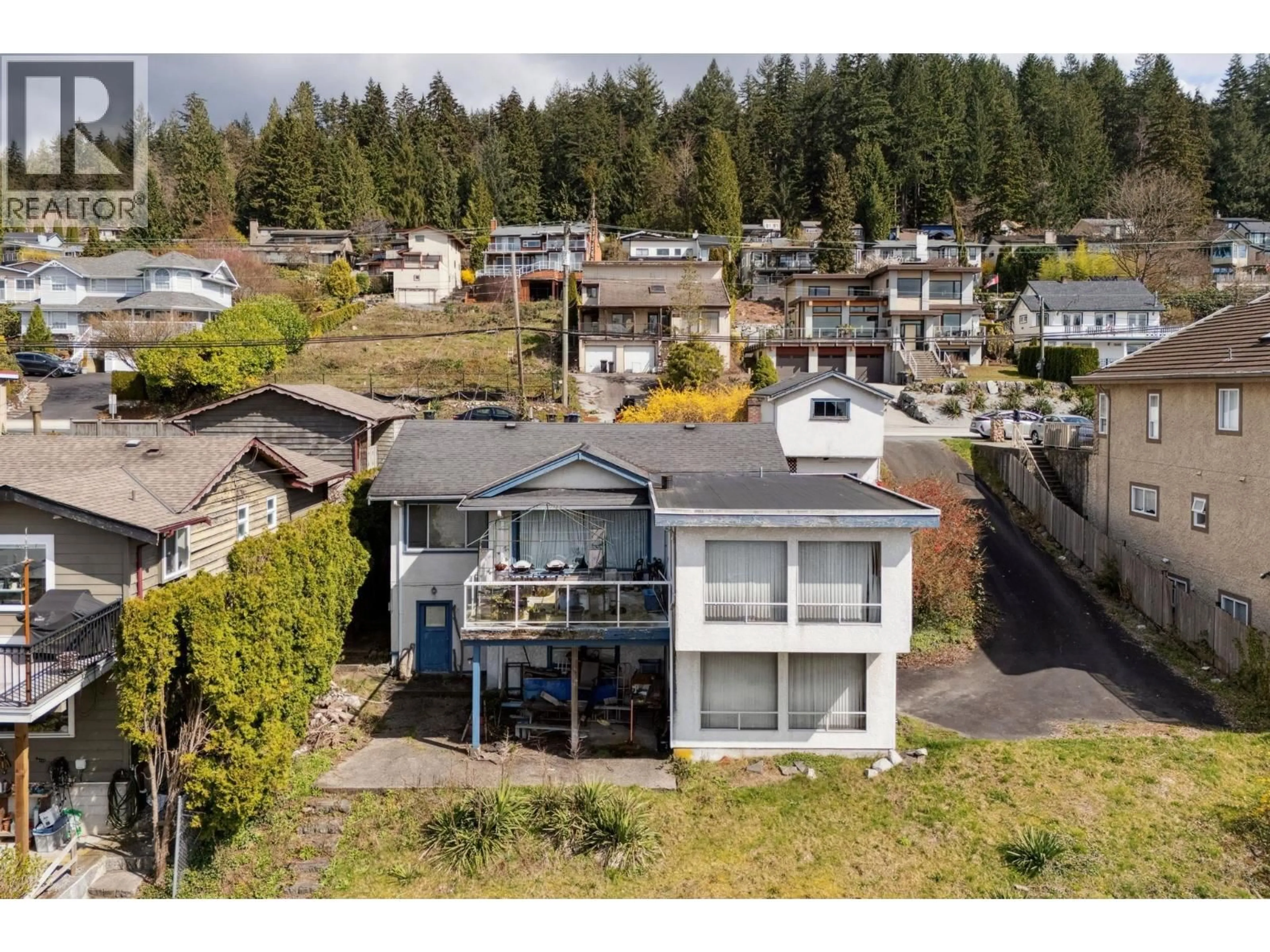 A pic from outside/outdoor area/front of a property/back of a property/a pic from drone, unknown for 1038 IOCO ROAD, Port Moody British Columbia V3H2X1