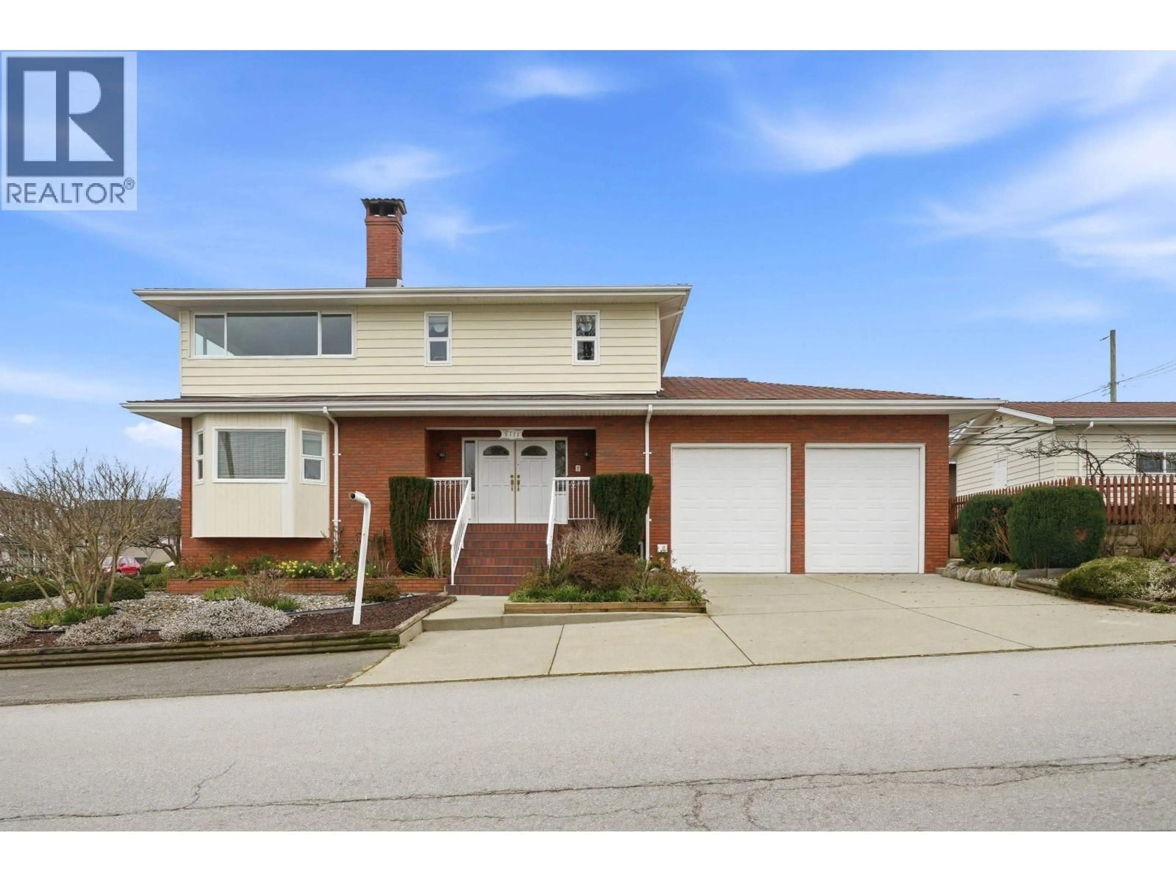 Home with brick exterior material, street for 5111 PANDORA STREET, Burnaby British Columbia V5B1L7