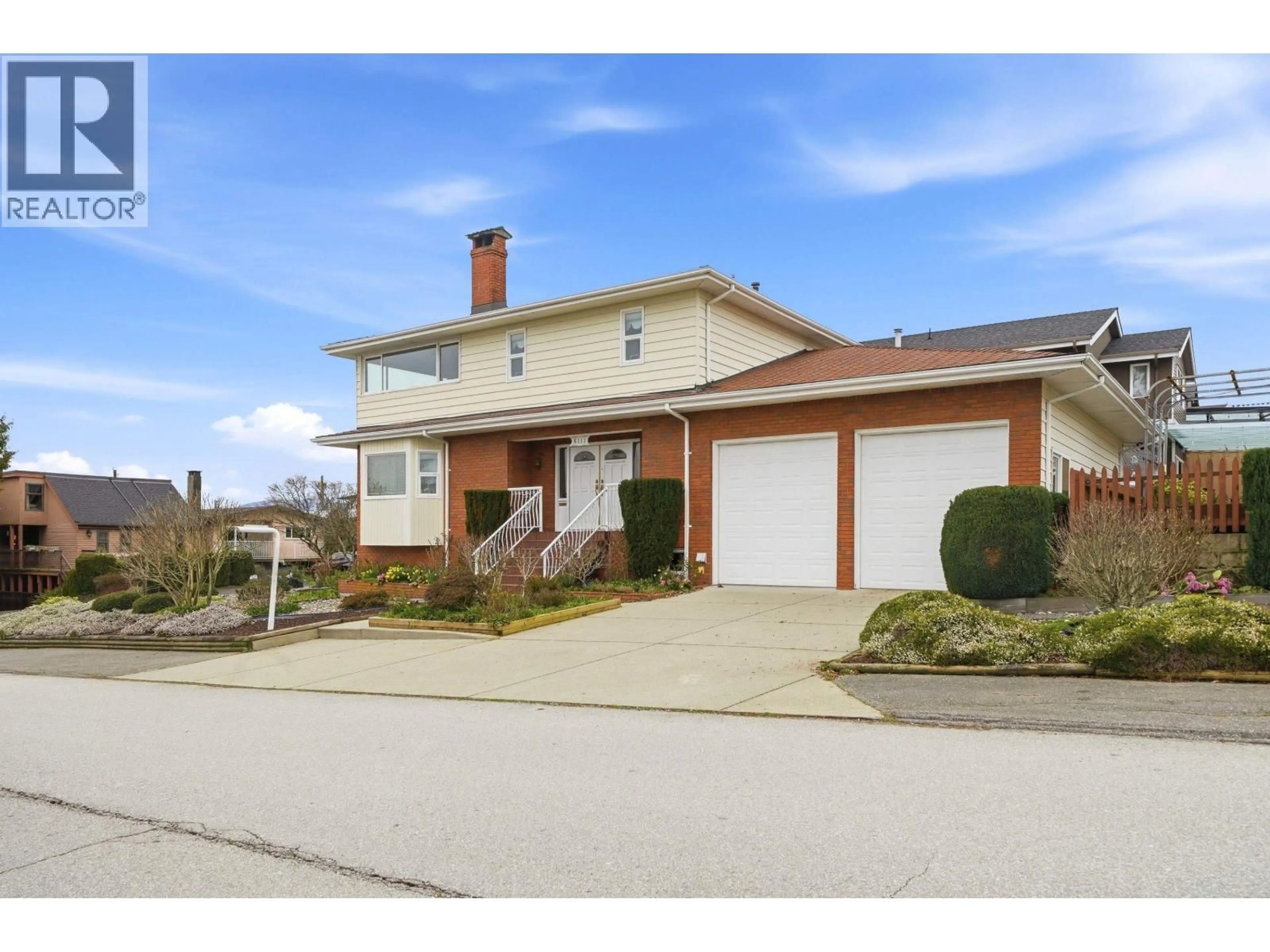 Home with brick exterior material, street for 5111 PANDORA STREET, Burnaby British Columbia V5B1L7