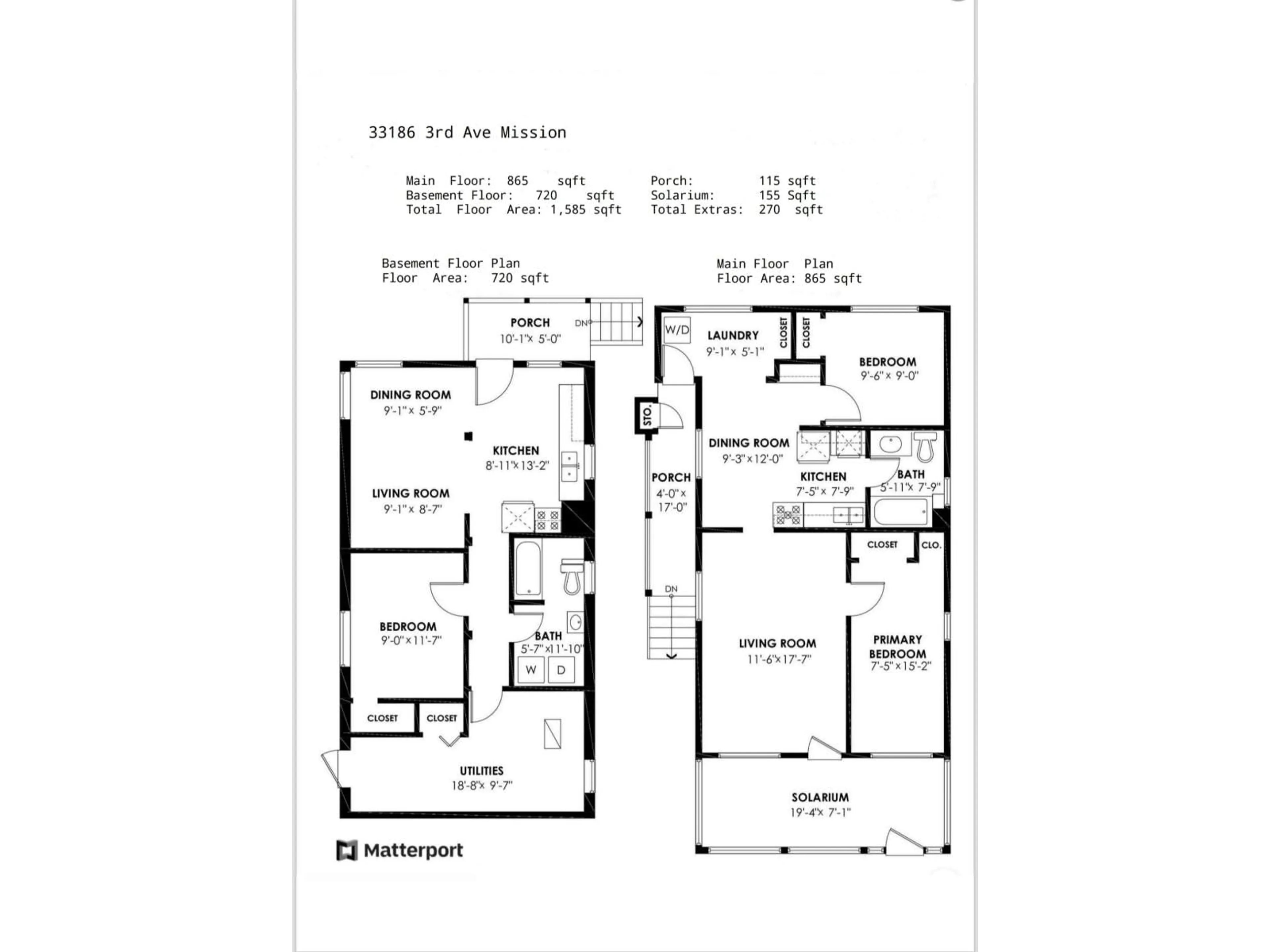 Floor plan for 33186 3RD AVENUE, Mission British Columbia V2V1N9